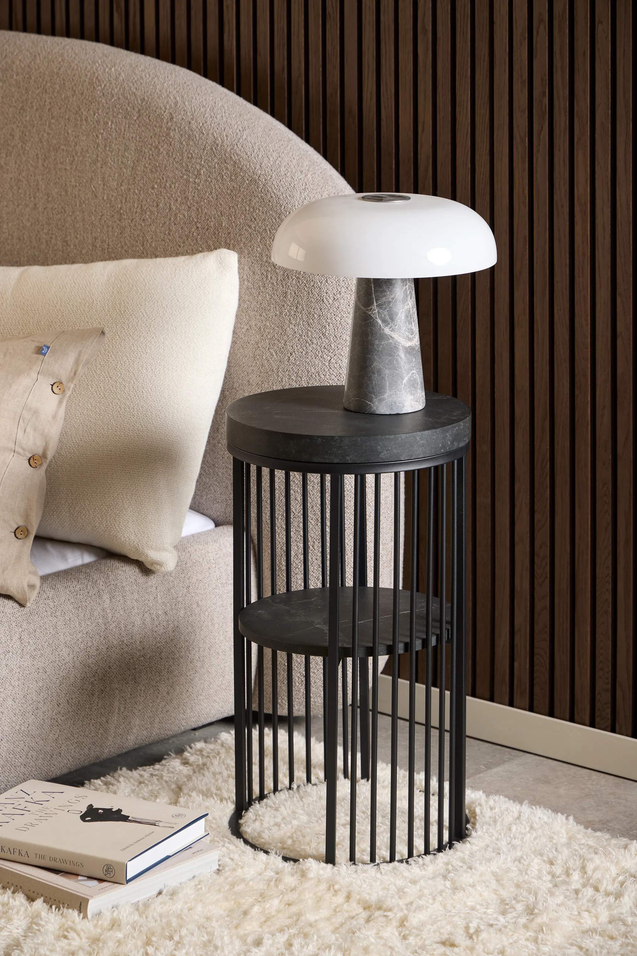 CASA Living Sengeborde Strington Natbord i Sort, 3