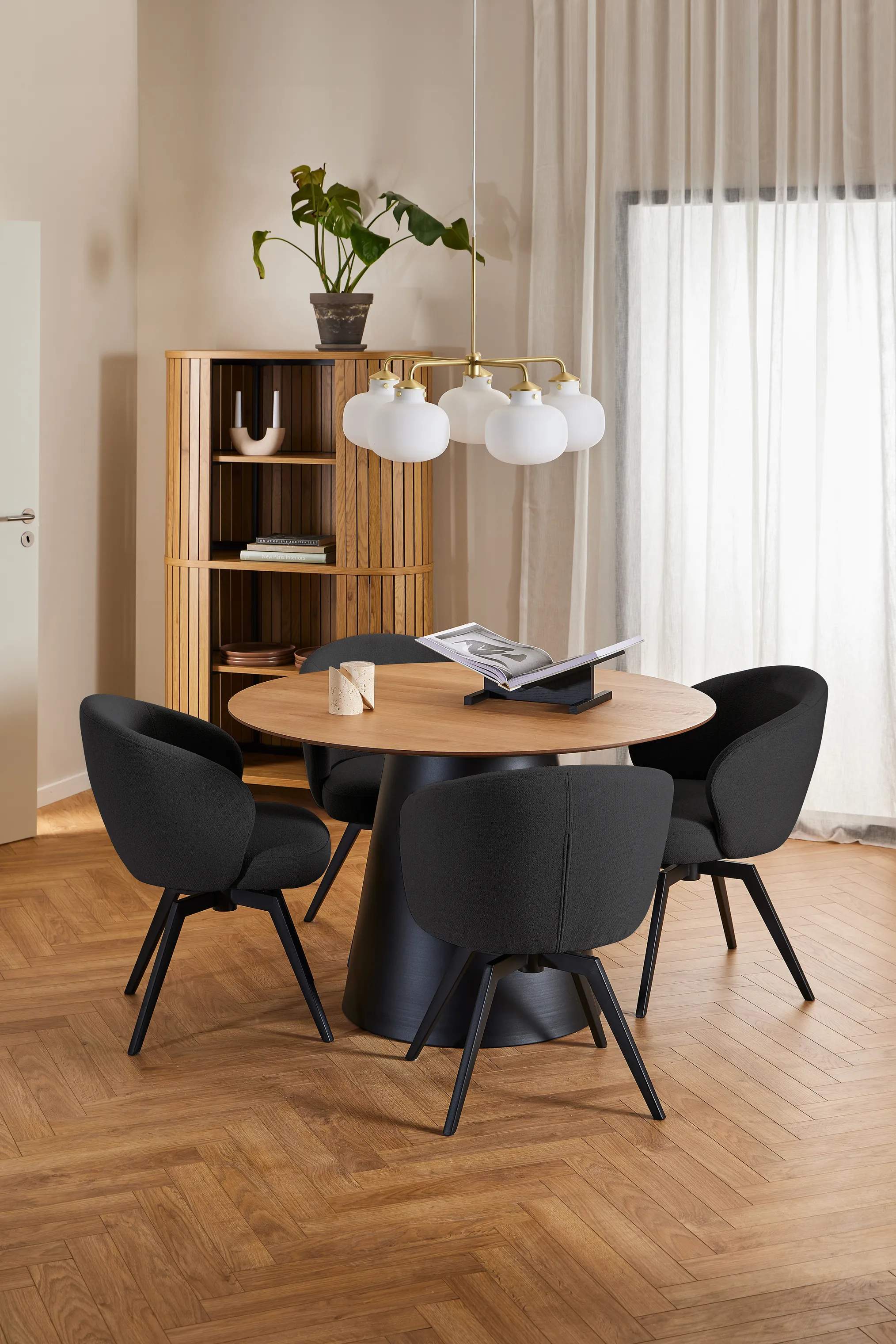 CASA Living Spisebordsstole Darlene Spisebordsstol i Antracit, 2