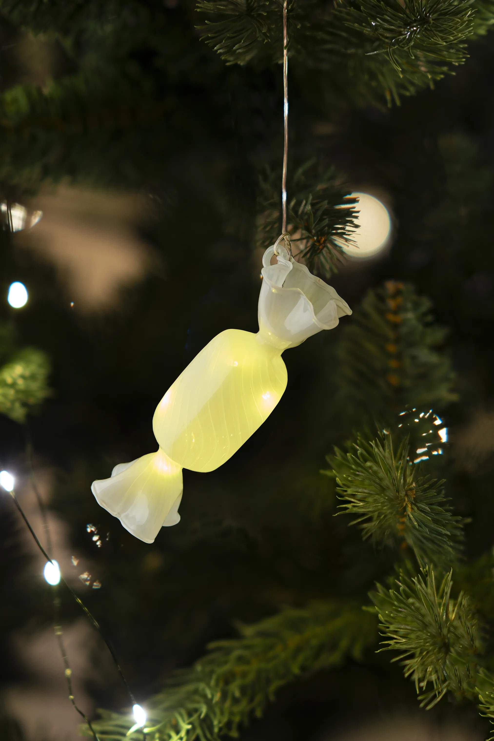 Sirius Juleophæng Hannah LED ophæng - Candy i Hvid, 2