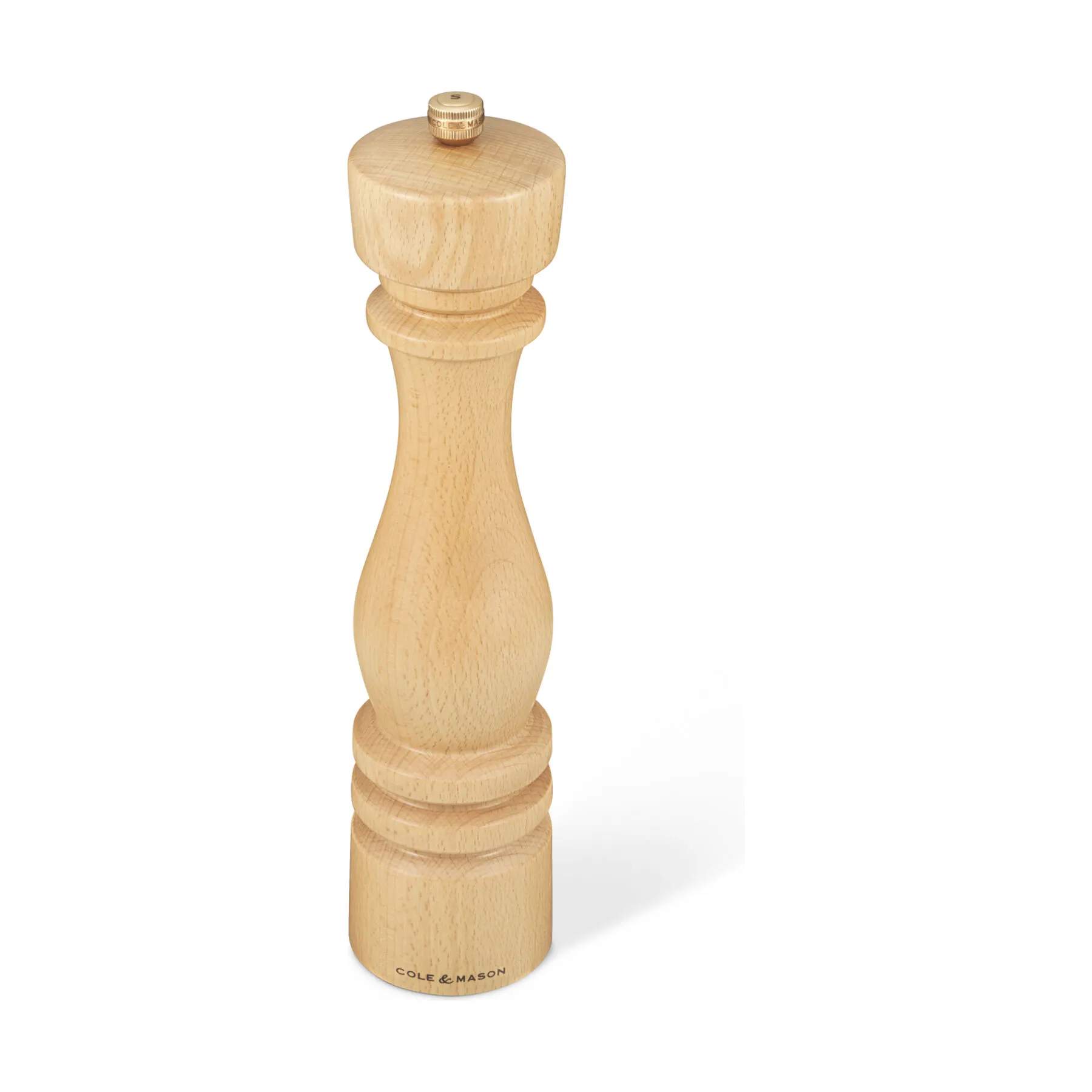 Cole&Mason Saltkværne London Saltkværn i Natural Beech, 30 cm, 4