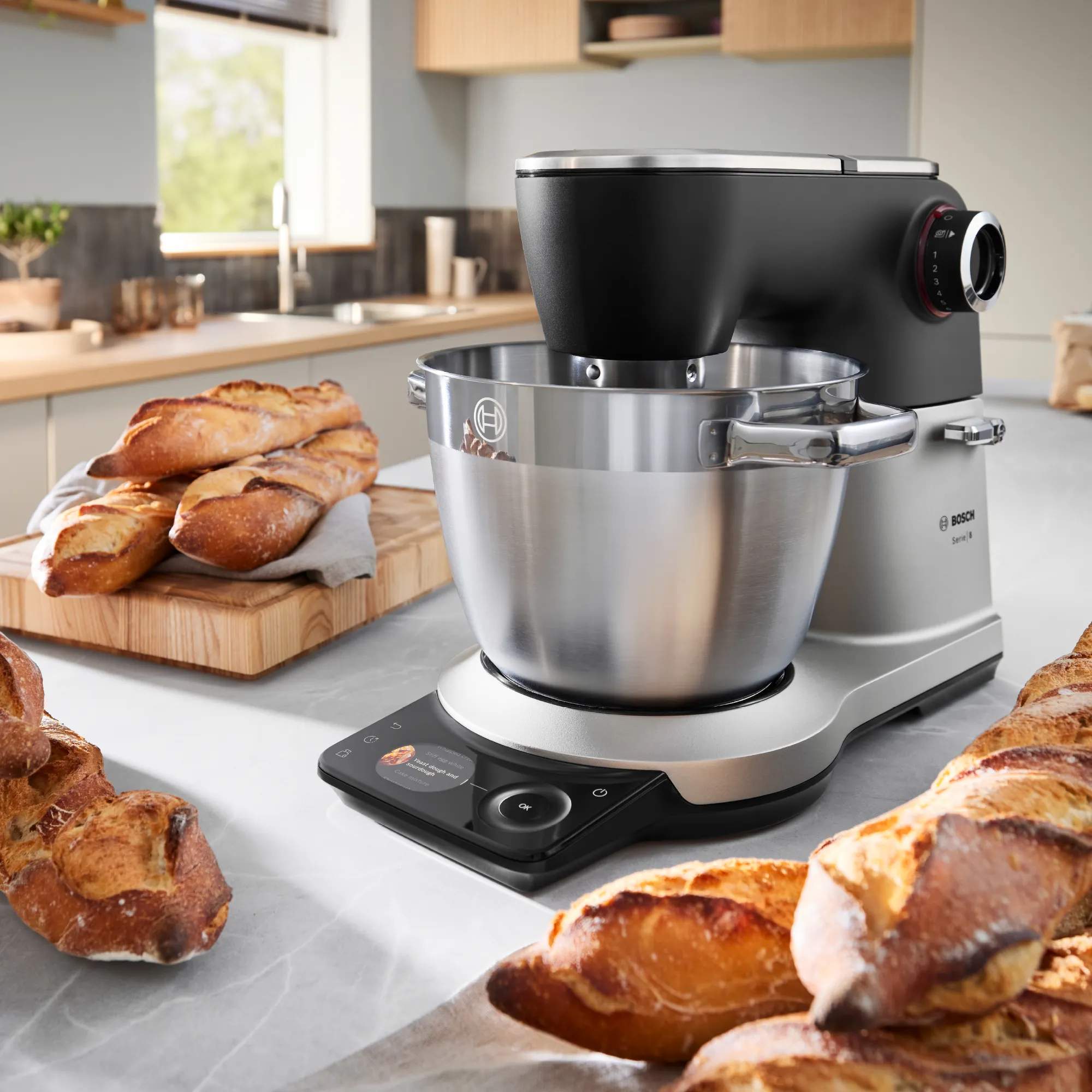 Bosch Røremaskiner Serie 8 Køkkenmaskine i Sort, 5