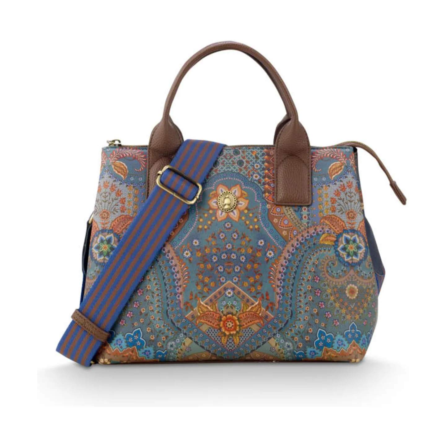 Fia Håndtaske, blue, large