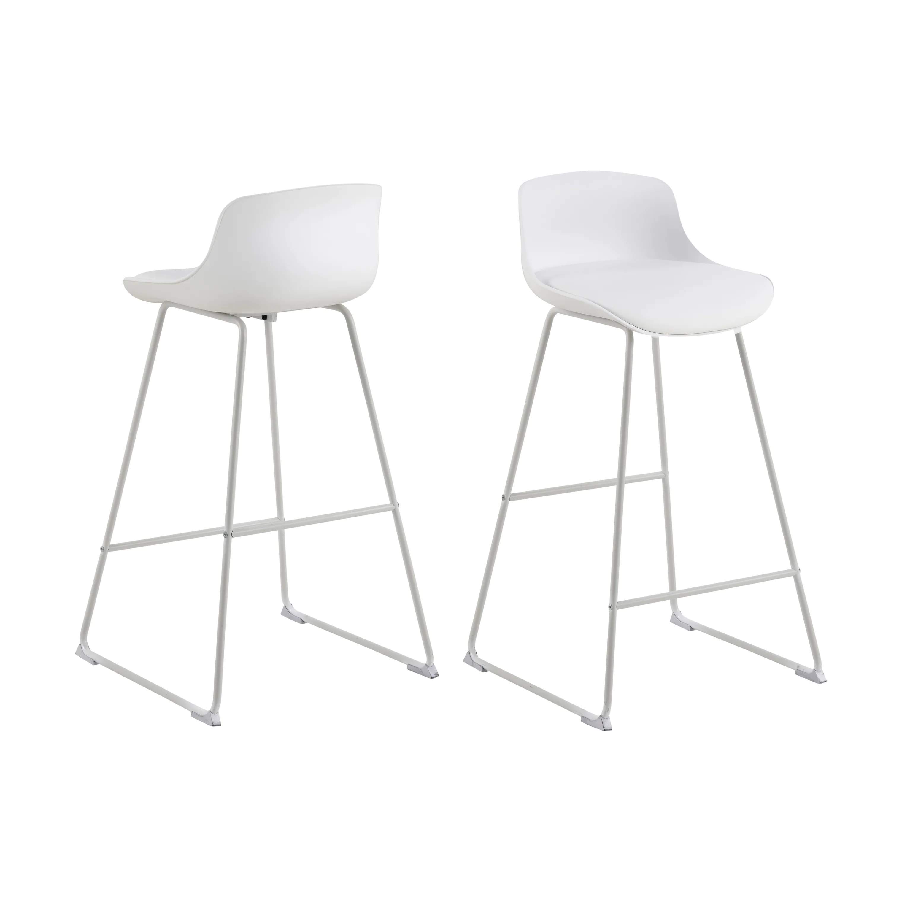 CASA Living Barstole Tina Barstol - 2 stk i Hvid, H94 x B43 cm, 3