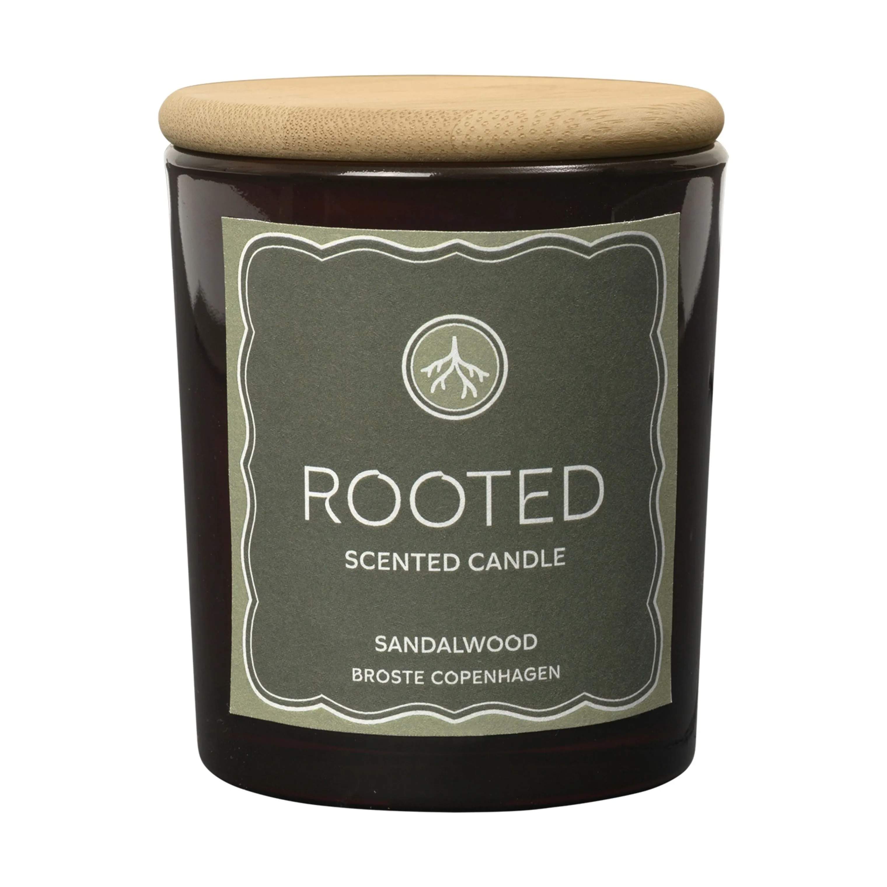 Broste Copenhagen Bloklys Pure Duftlys i rooted, 1