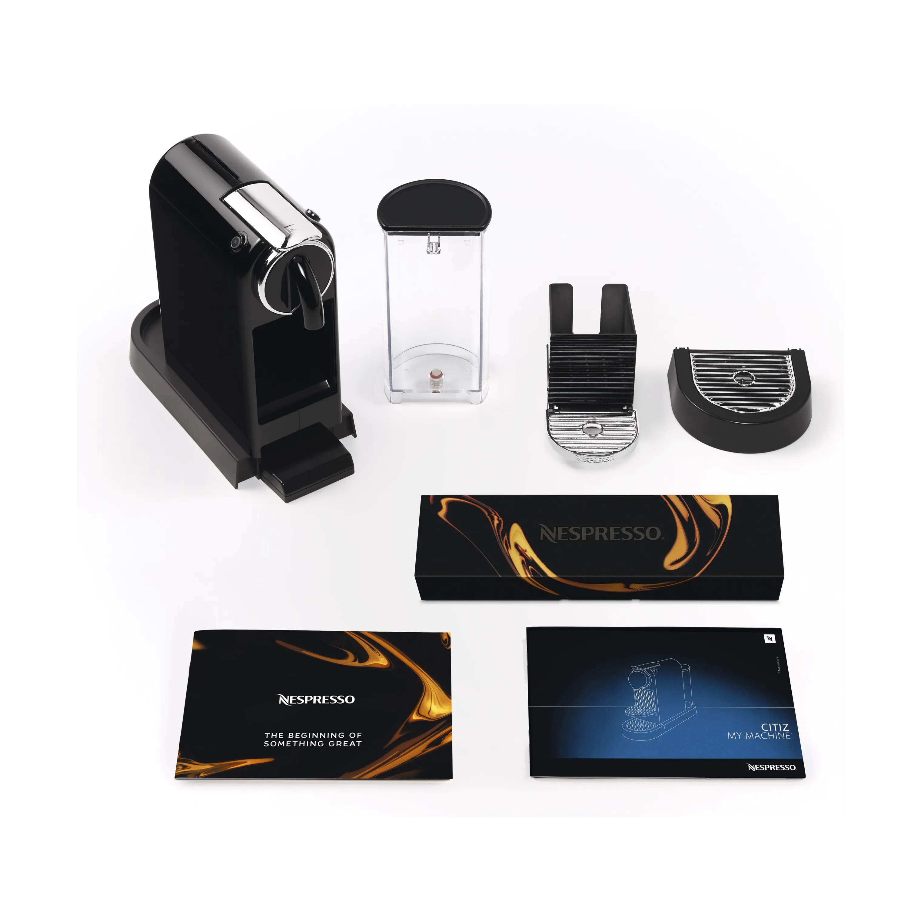 Nespresso kapselmaskiner Vertuo Next CitiZ Kapsel Kaffemaskine i Sort, 3