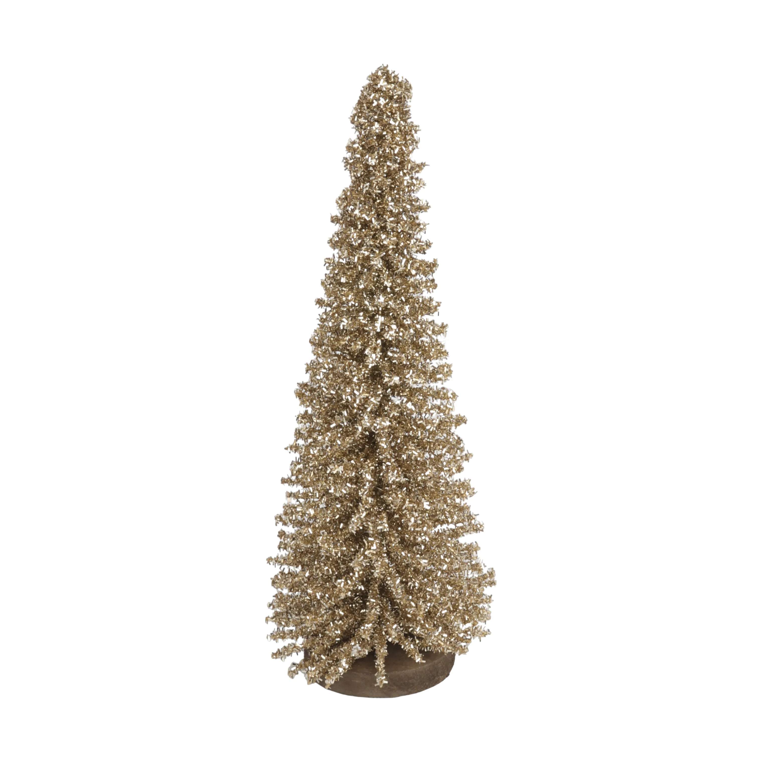 Casa Christmas Øvrigt julepynt Glittertræ i Guldfarvet, 39 cm, 1