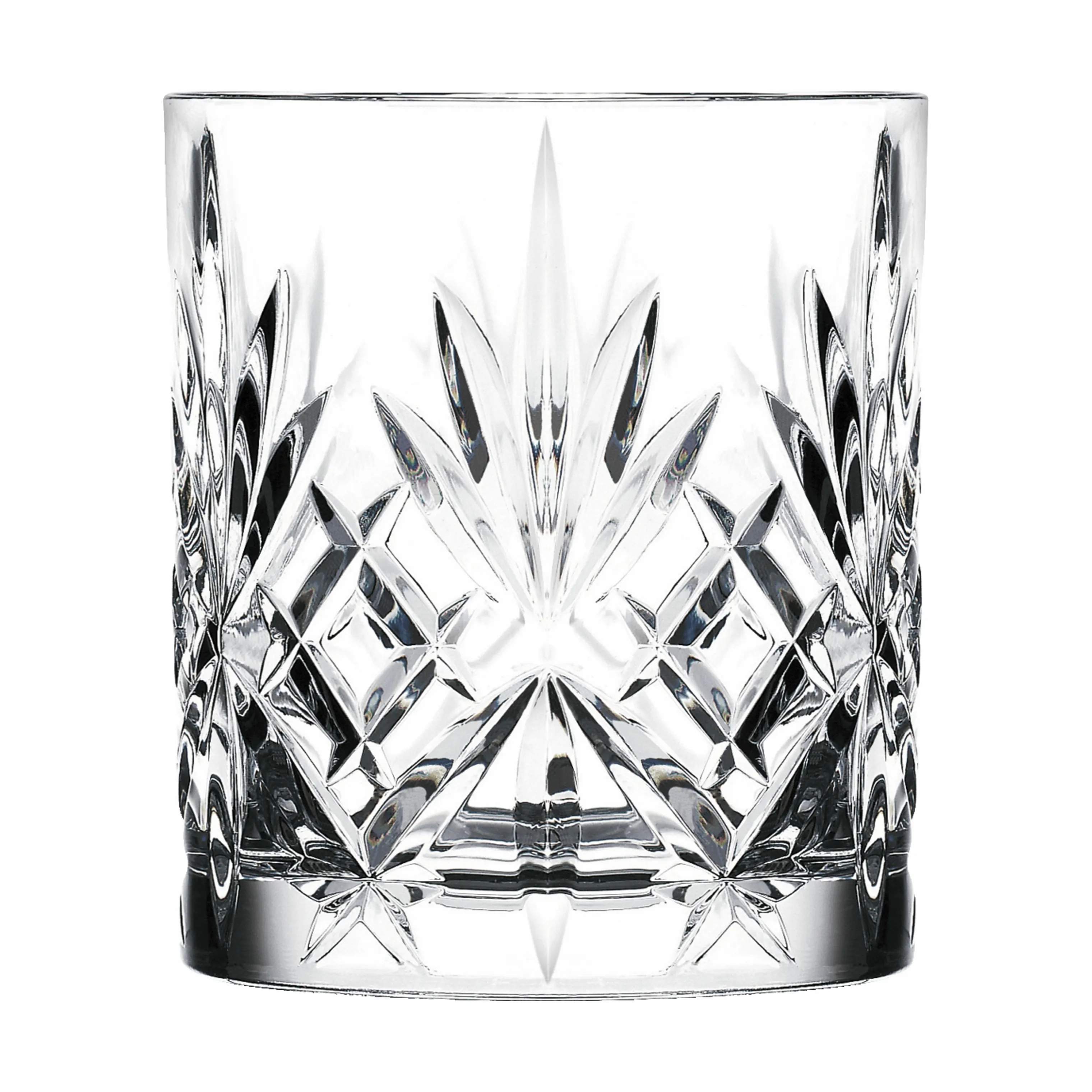 Lyngby Glas Lowball glas Melodia Whiskyglas - 6 stk. i Klar, 31 cl, 5