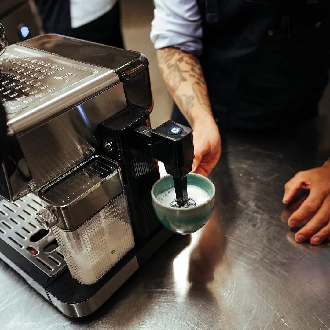Casper Sobczyk Espressomaskiner Espressomaskine i Stål/sort, 3