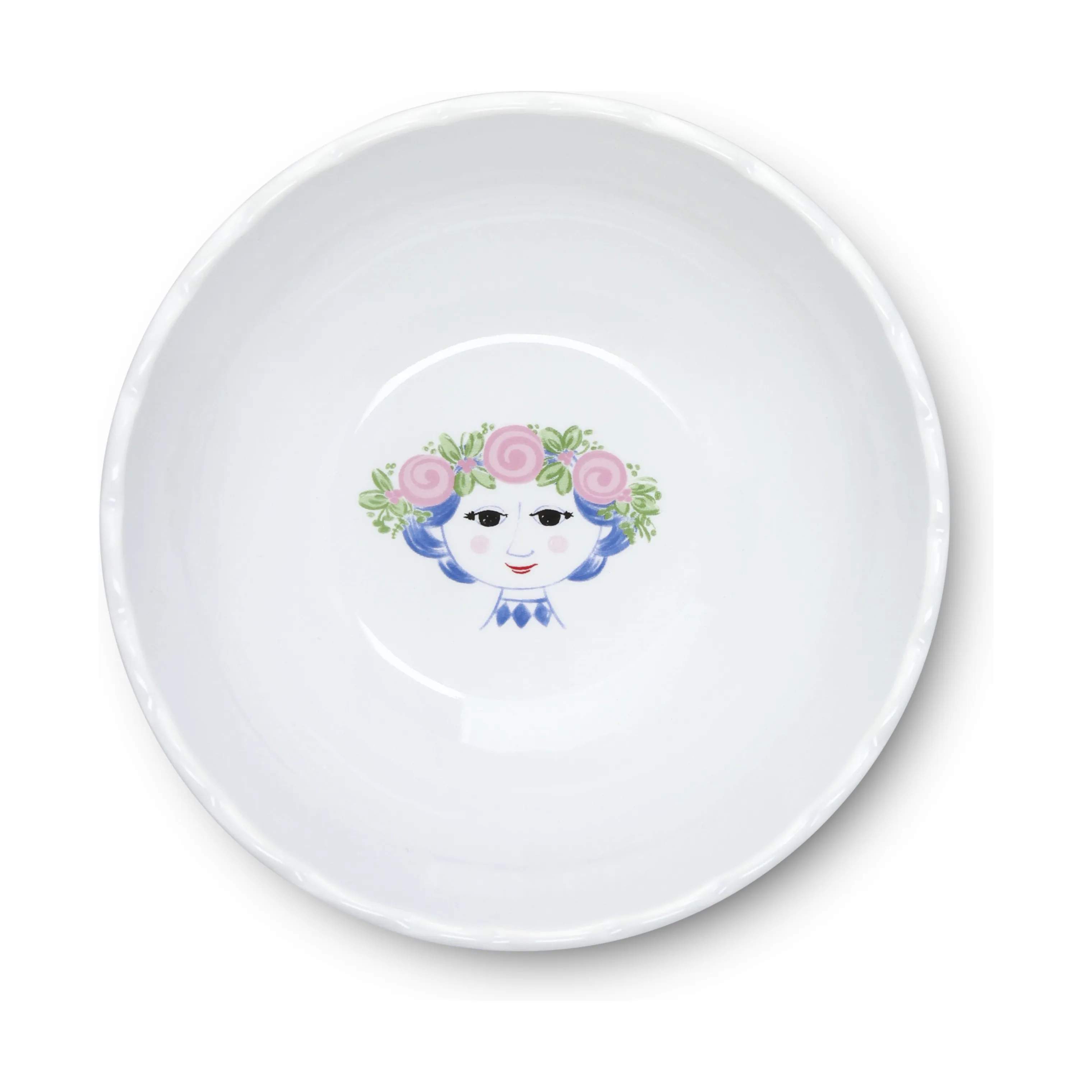 Bjørn Wiinblad Små og mellemstore skåle Dora Skål i Blå/Rosa, 4