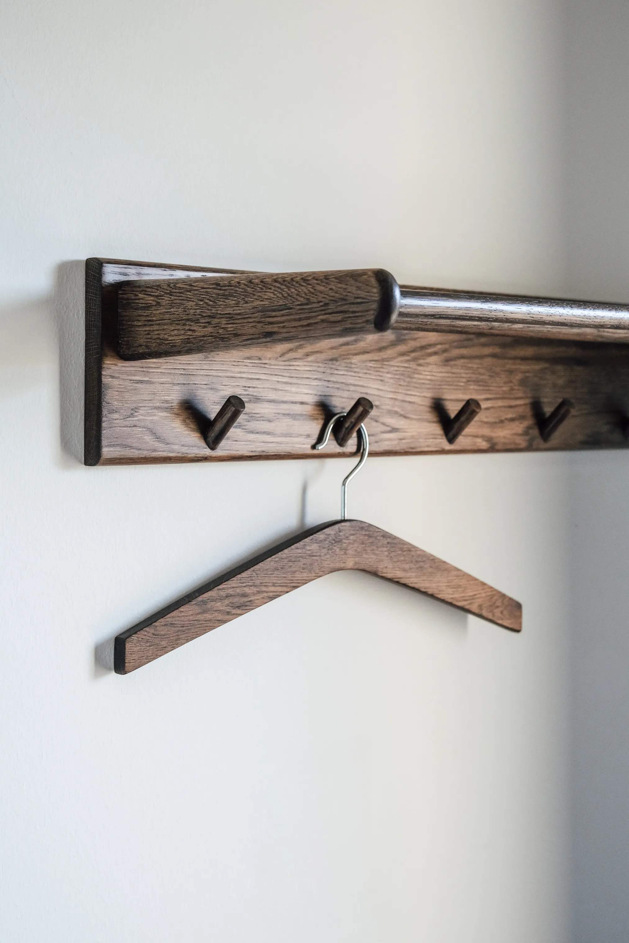 SKAGEN living Knager Bøjle - 3 stk. i Mørkbejdset eg, 2