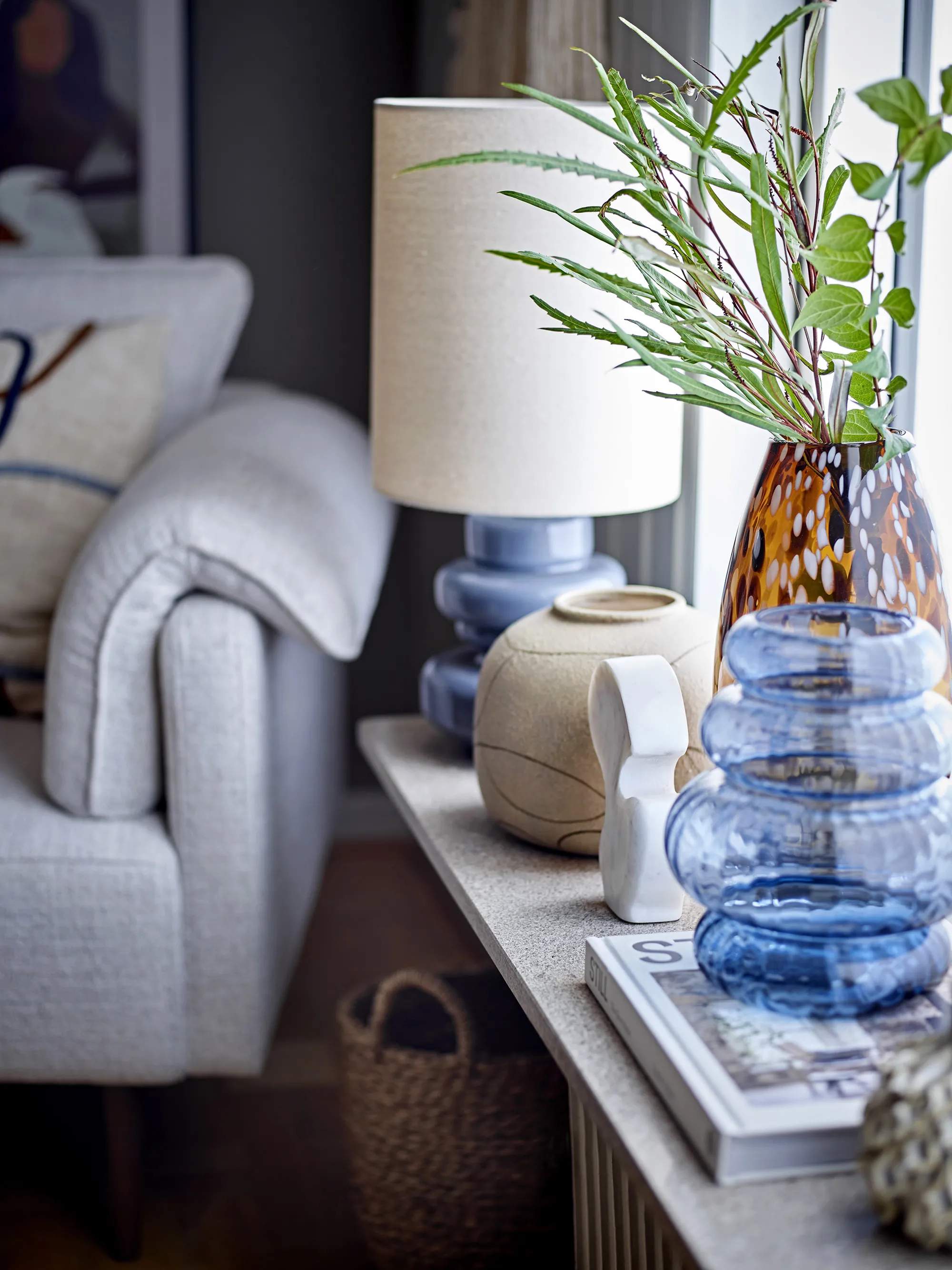 Bloomingville Vaser Bing Vase i Blå, 2