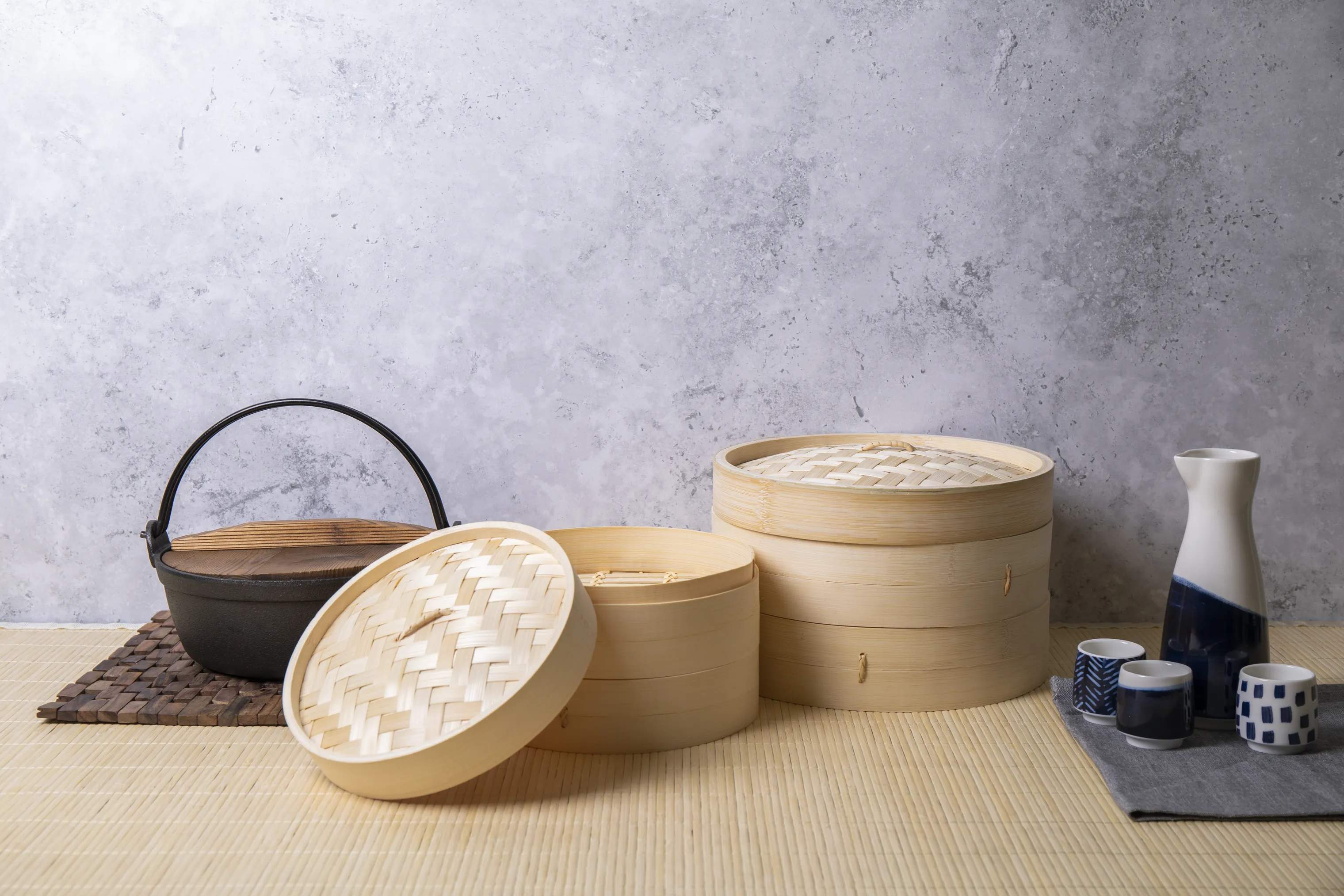 KitchenCraft Øvrigt køkkengrej World of Flavours Bambus Damper i 20 cm, 2