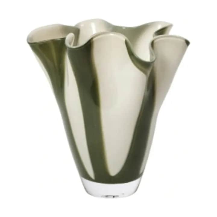 Broste Copenhagen Vaser Liva Vase i Grøn, 19 cm, 1
