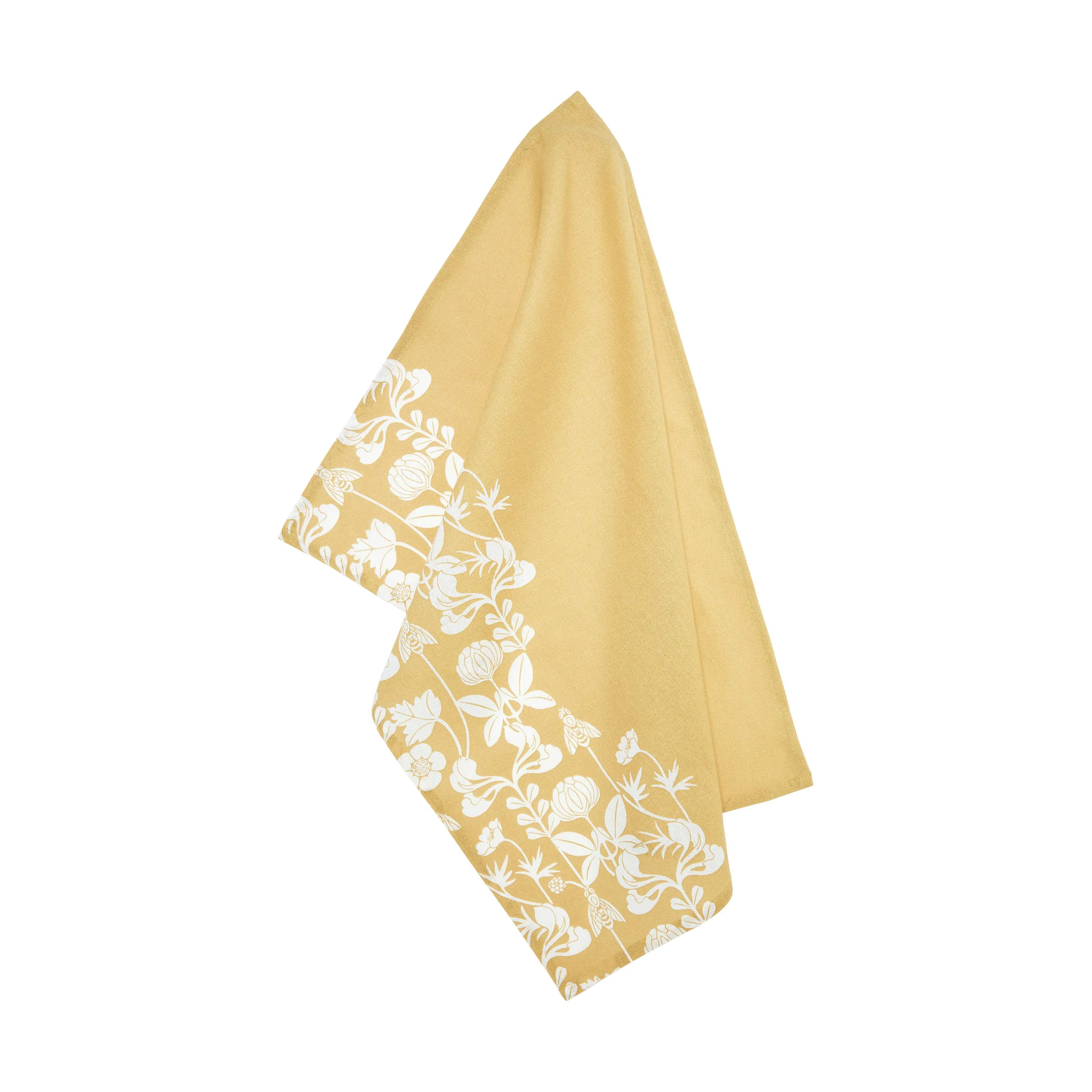 Svanefors Viskestykker De Mina Viskestykke i Beige/gul, 3