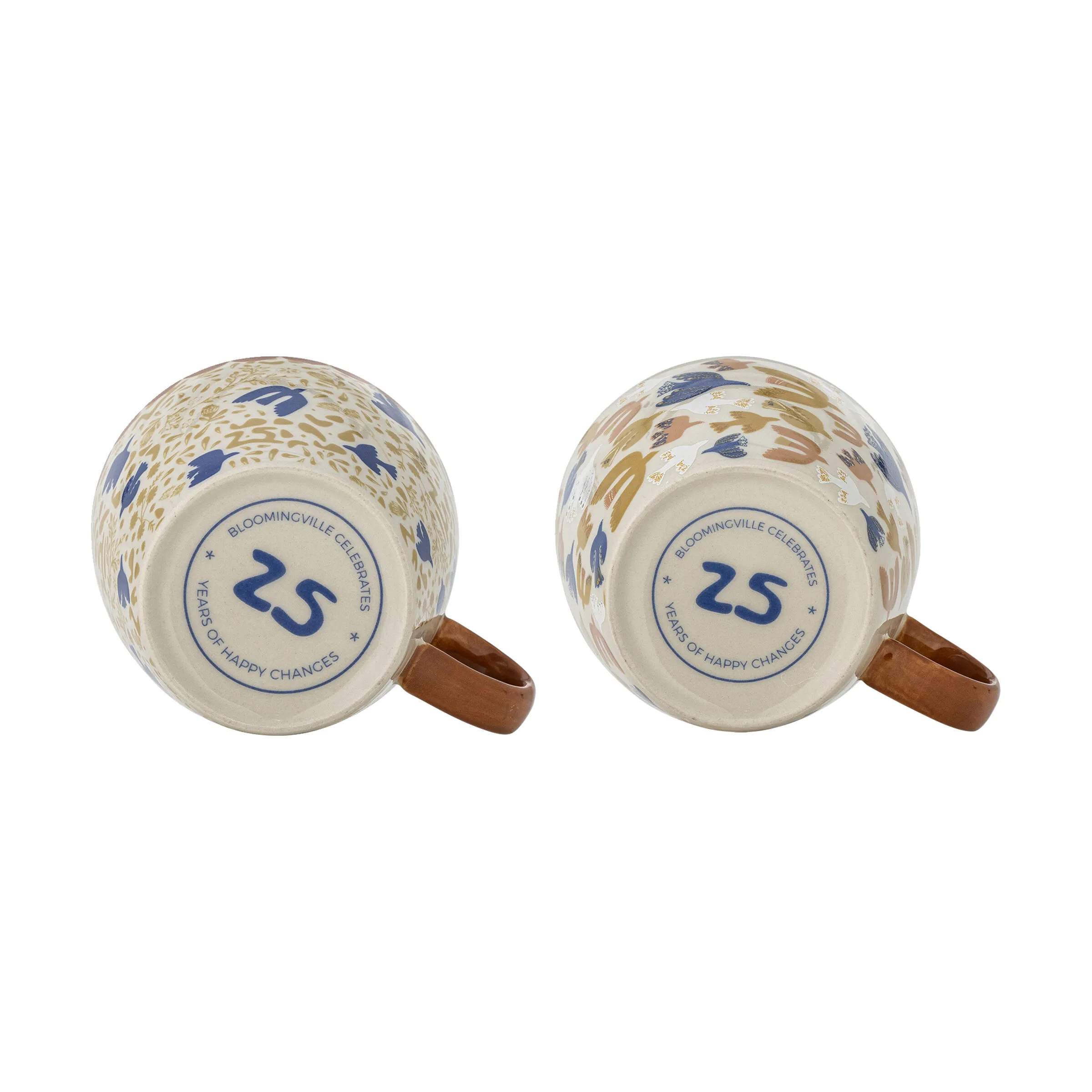 Bloomingville Krus og kopper med hank Anniversary Kop - 2 stk. i Brown, 4