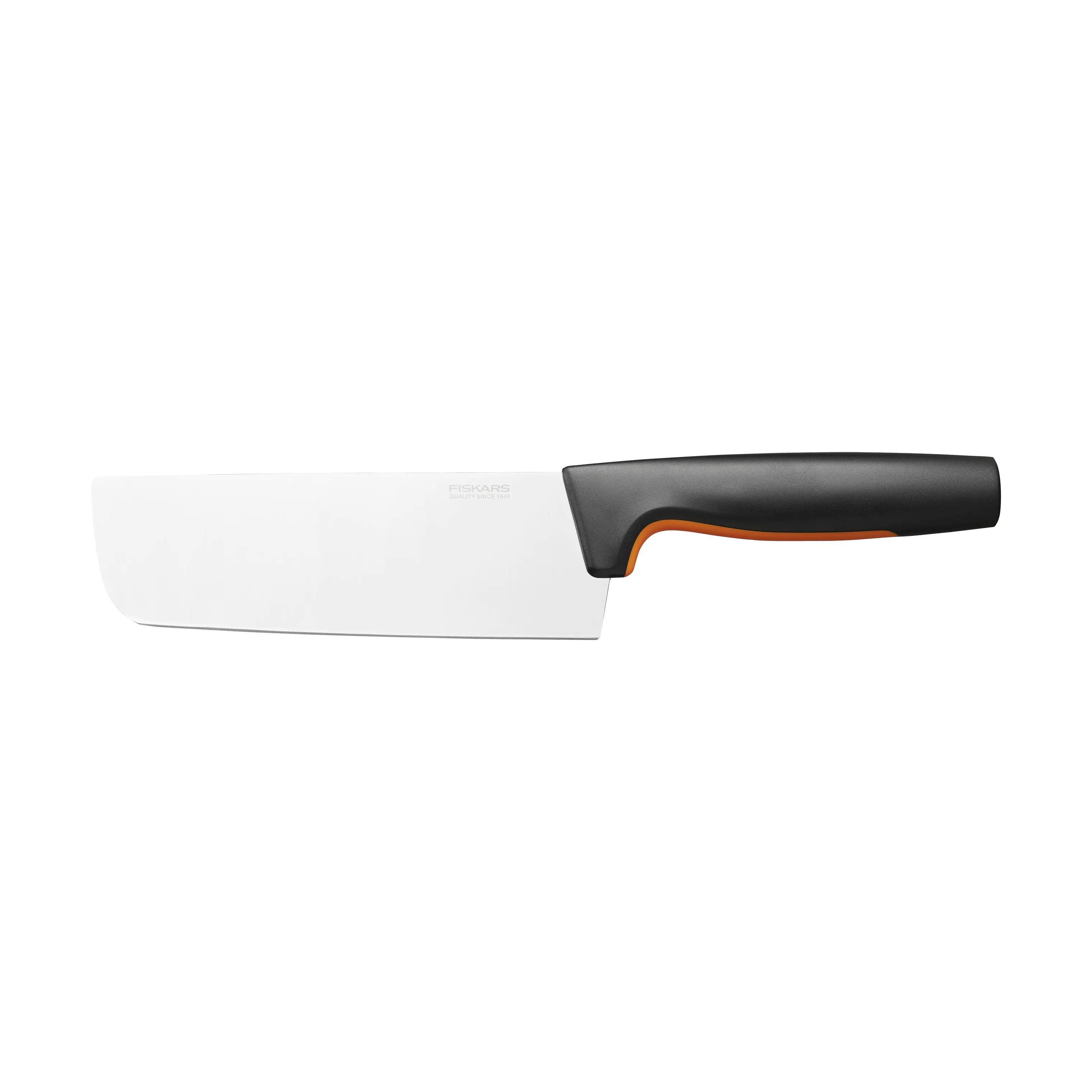Fiskars Grøntsagsknive Functional Form Nakiri Kniv i Sort/Orange, 1