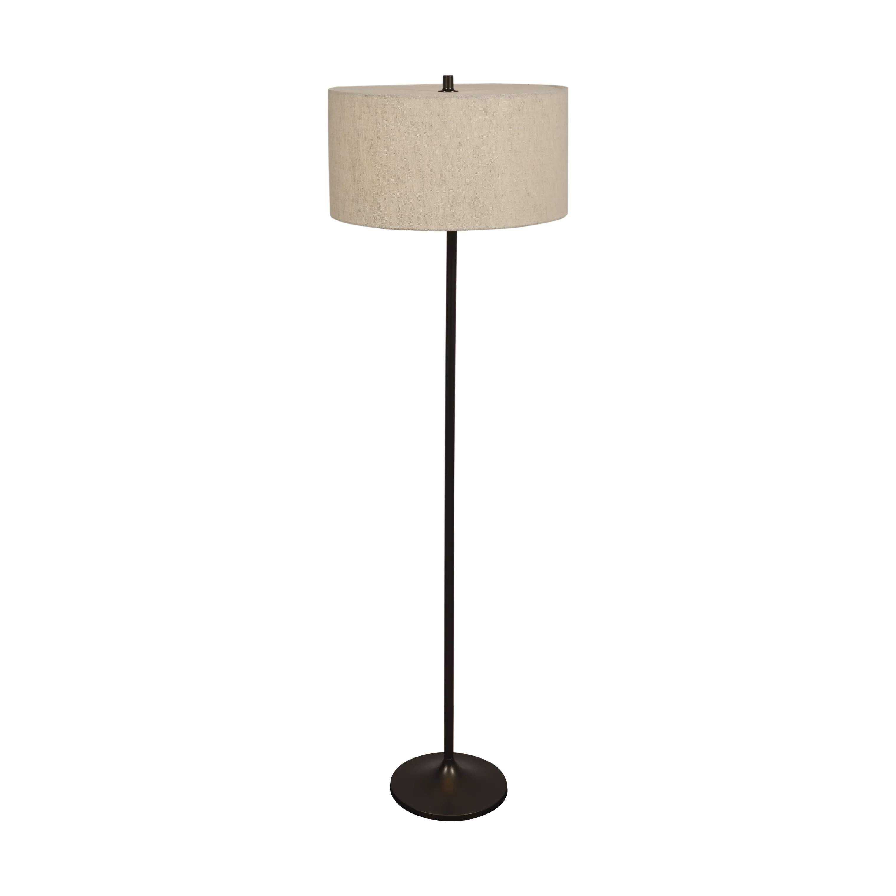 Belid Gulvlamper Soft Gulvlampe i Natur/Metallic bronze, 1