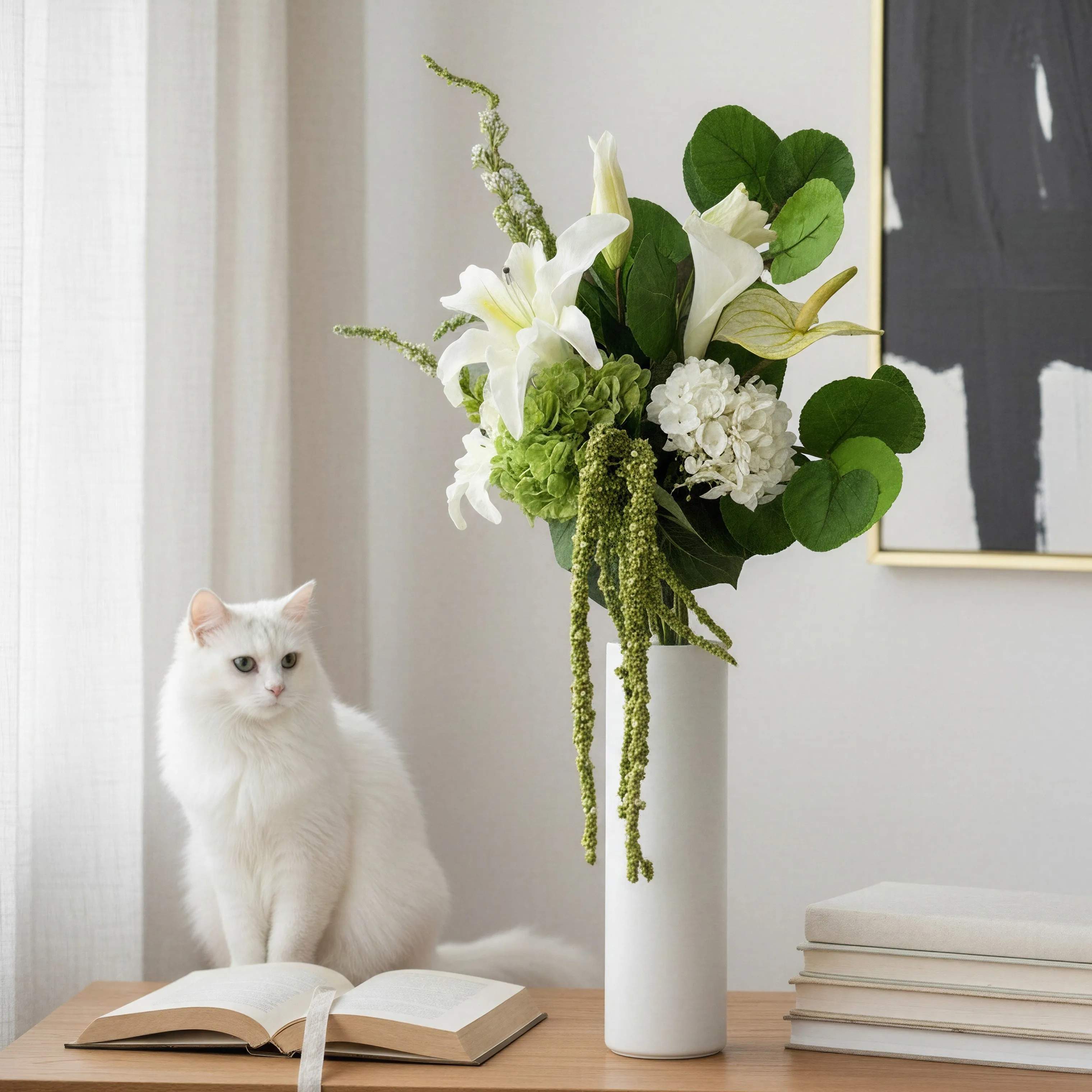 everbloom Kunstige blomster Kunstig Blomsterbuket i Lilly, 5