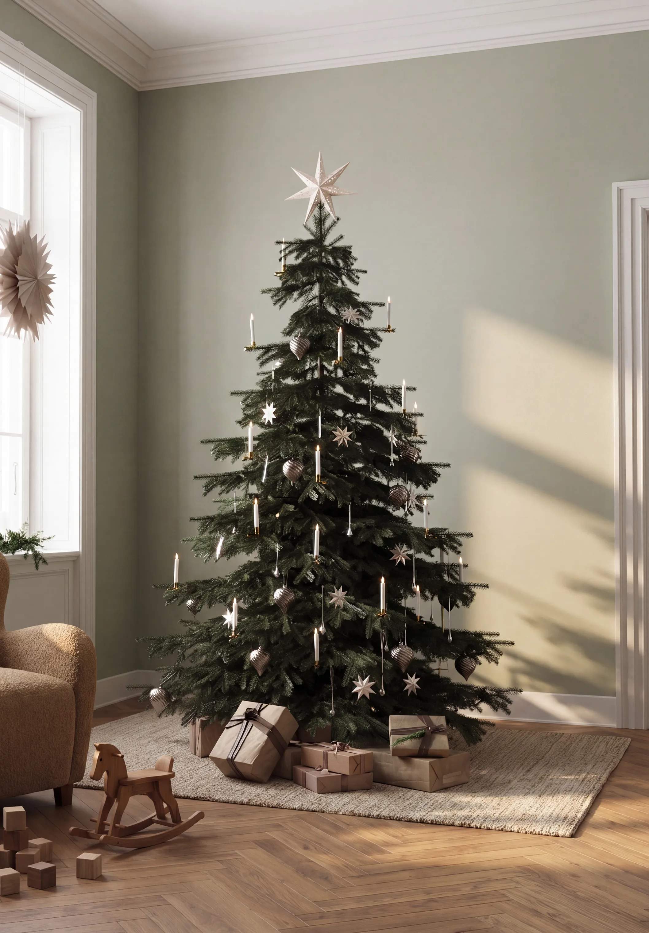 Deluxe Homeart Lysholdere og juletræslys LED Juletræslys - 10 stk. i Hvid/guldfarvet, 2