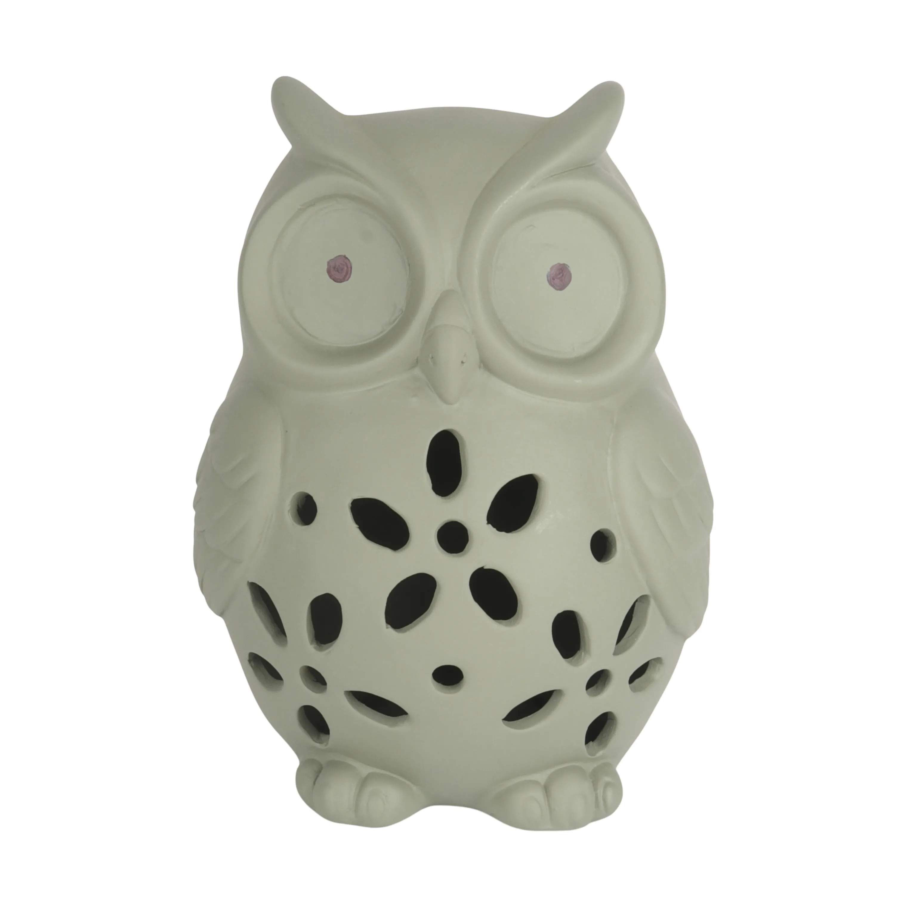 CASA Living Lanterner LED Solcellelampe - Ugle i Grøn, 1