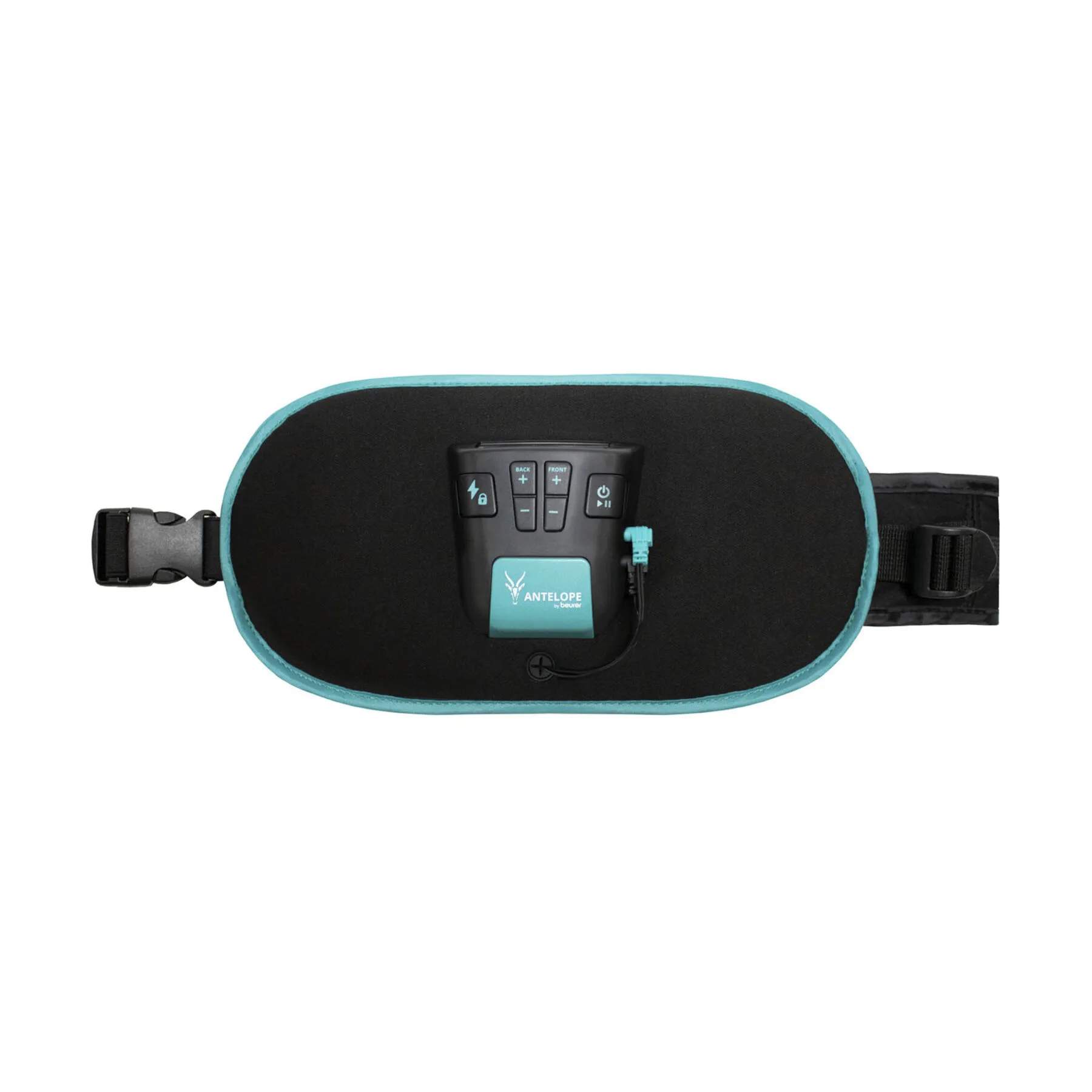 Beurer Massageapparater Antelope Corefit 2 Træningsbælte i Sort, turkis, 1