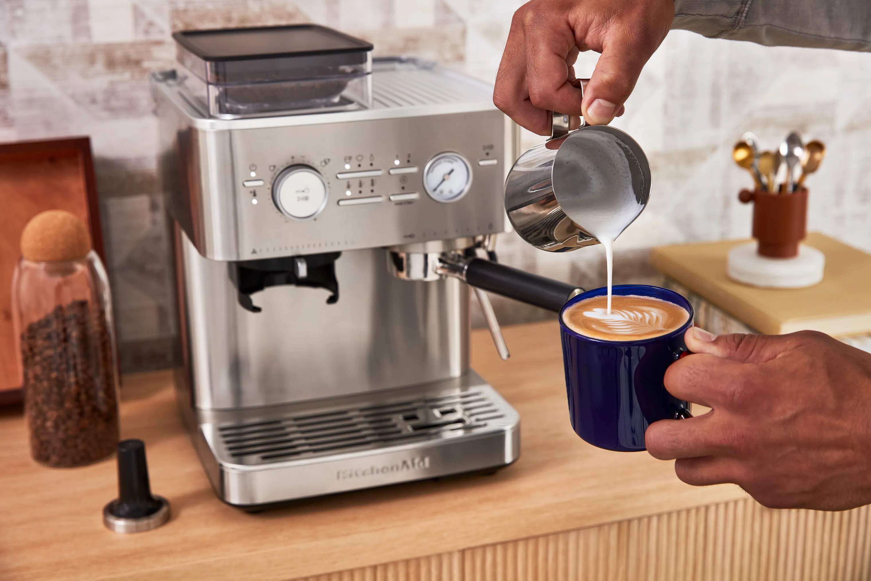 KitchenAid Espressomaskiner Espressomaskine i Stainless Steel, 2