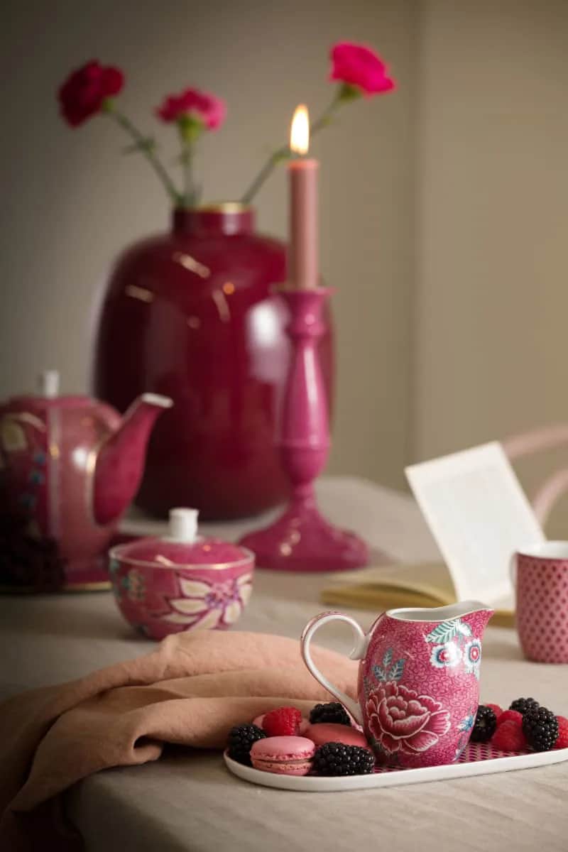 PIP Studio Mælke- og flødekander Flower Festival Kande i Pink, 2