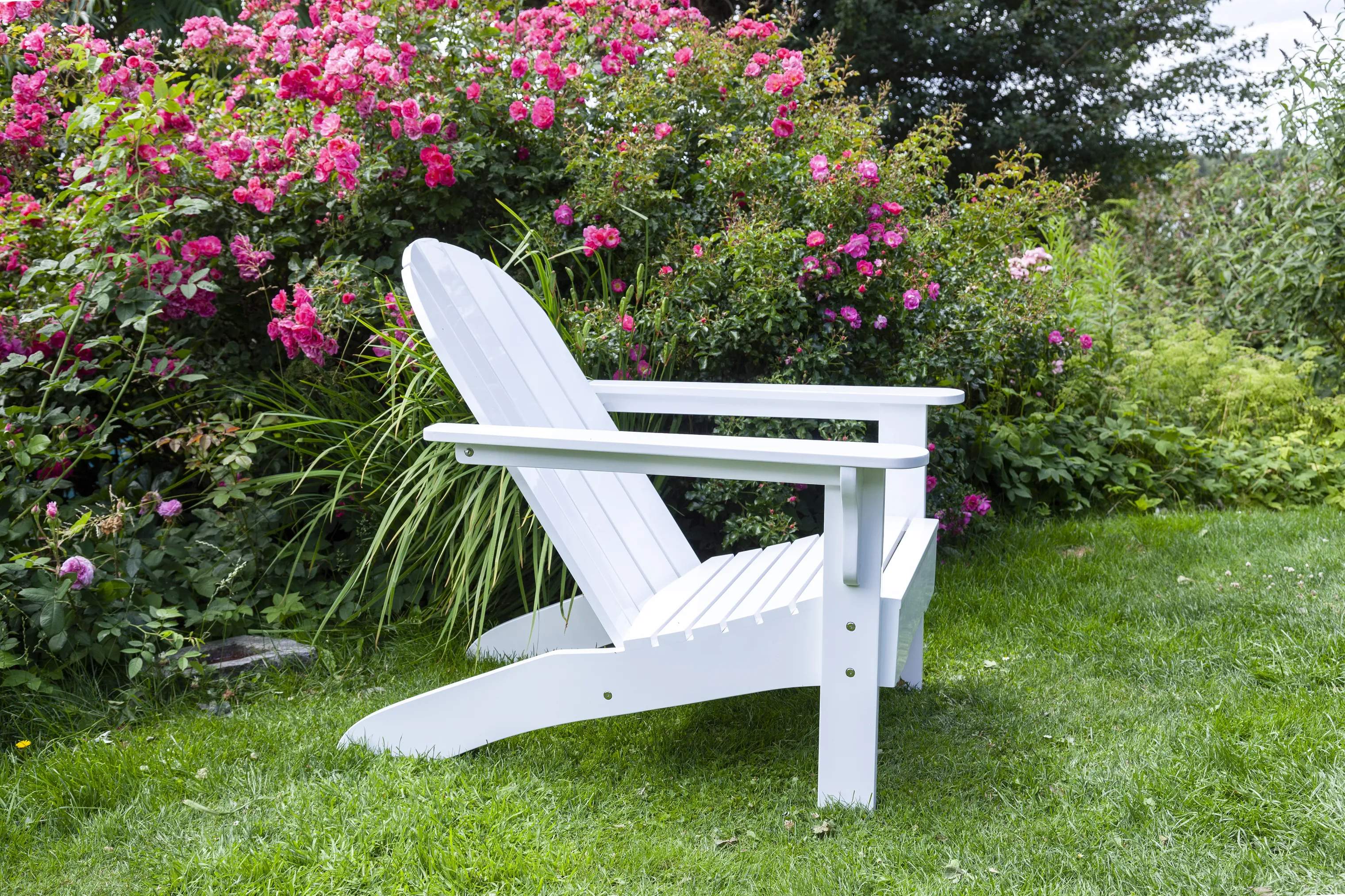 cinas Loungestole Adirondack Loungestol i Hvid, 2
