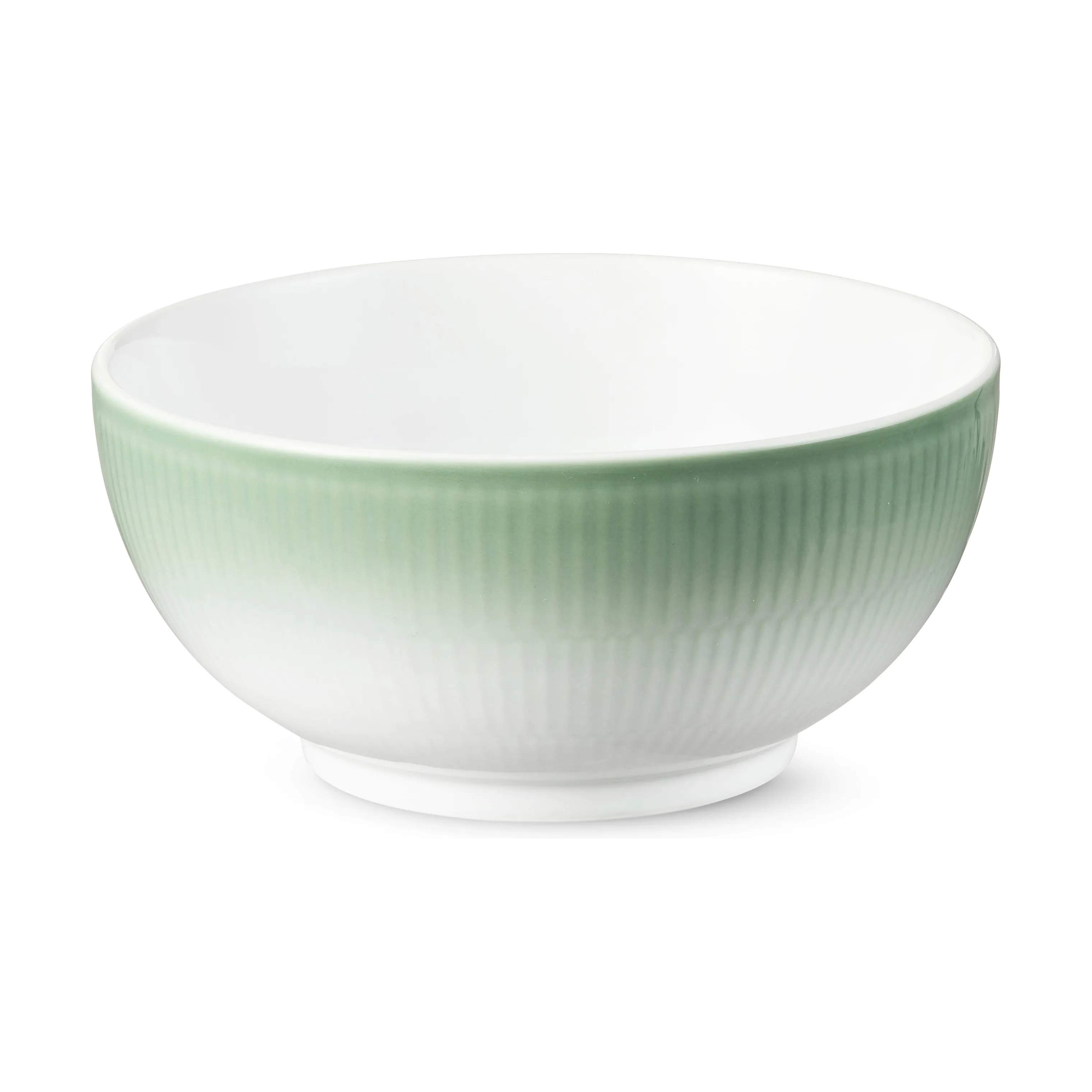 Royal Copenhagen Serveringsskåle Iris Skål i Grøn/Hvid, 2