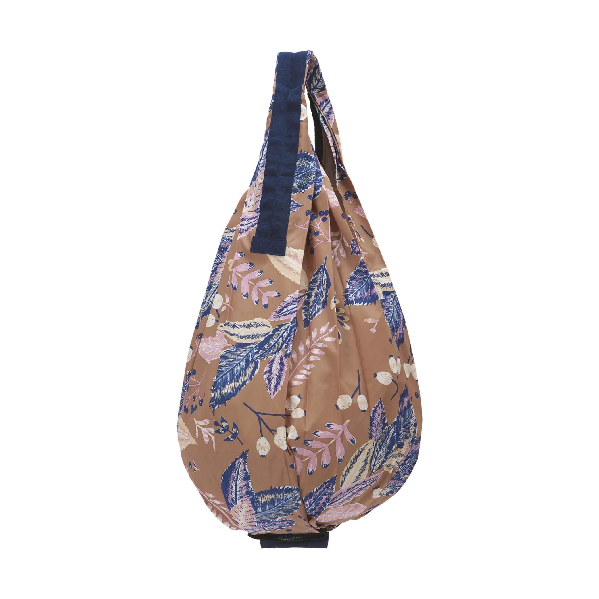Drop Foldbar Taske, leaves, large