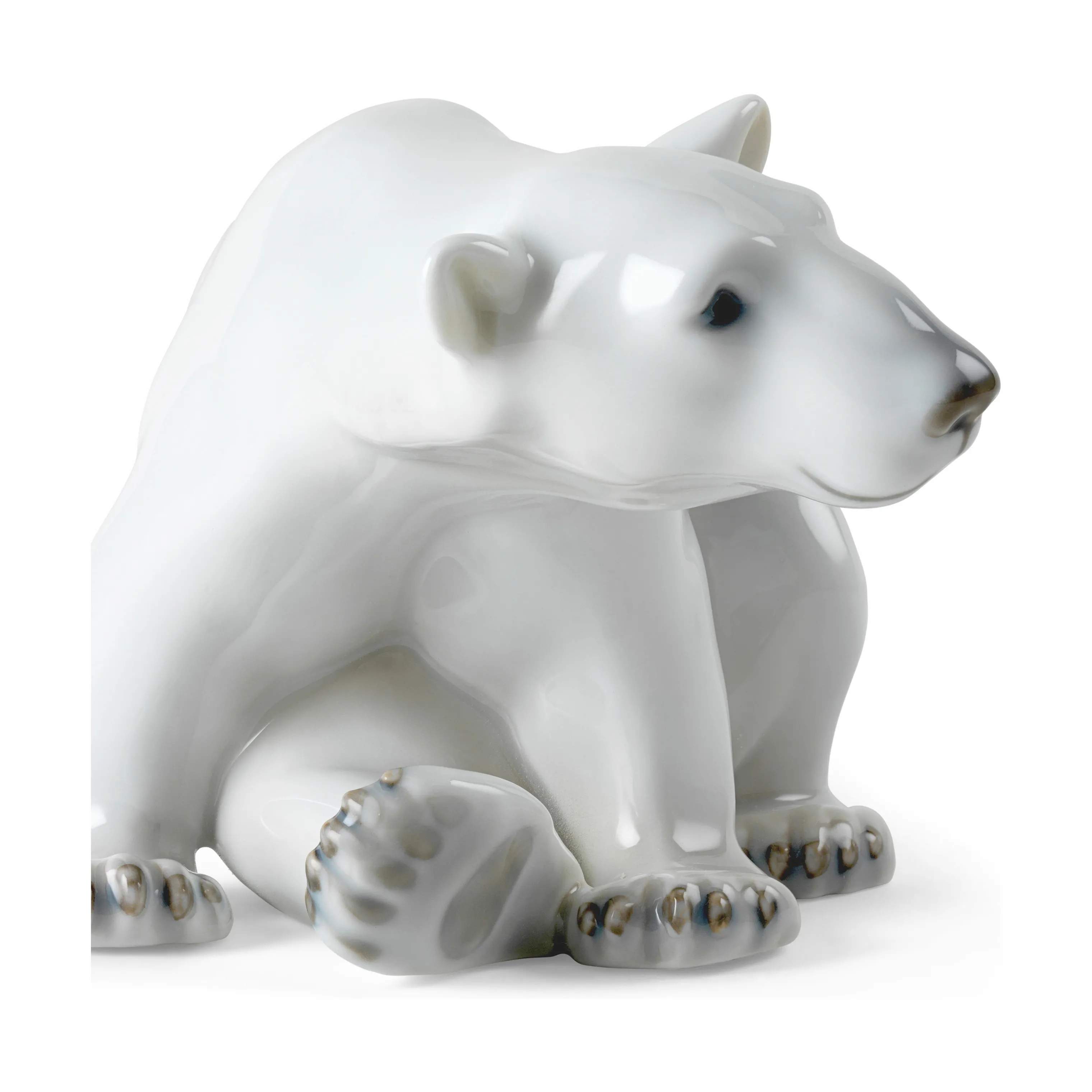 Figurine Isbjørn, hvid, large