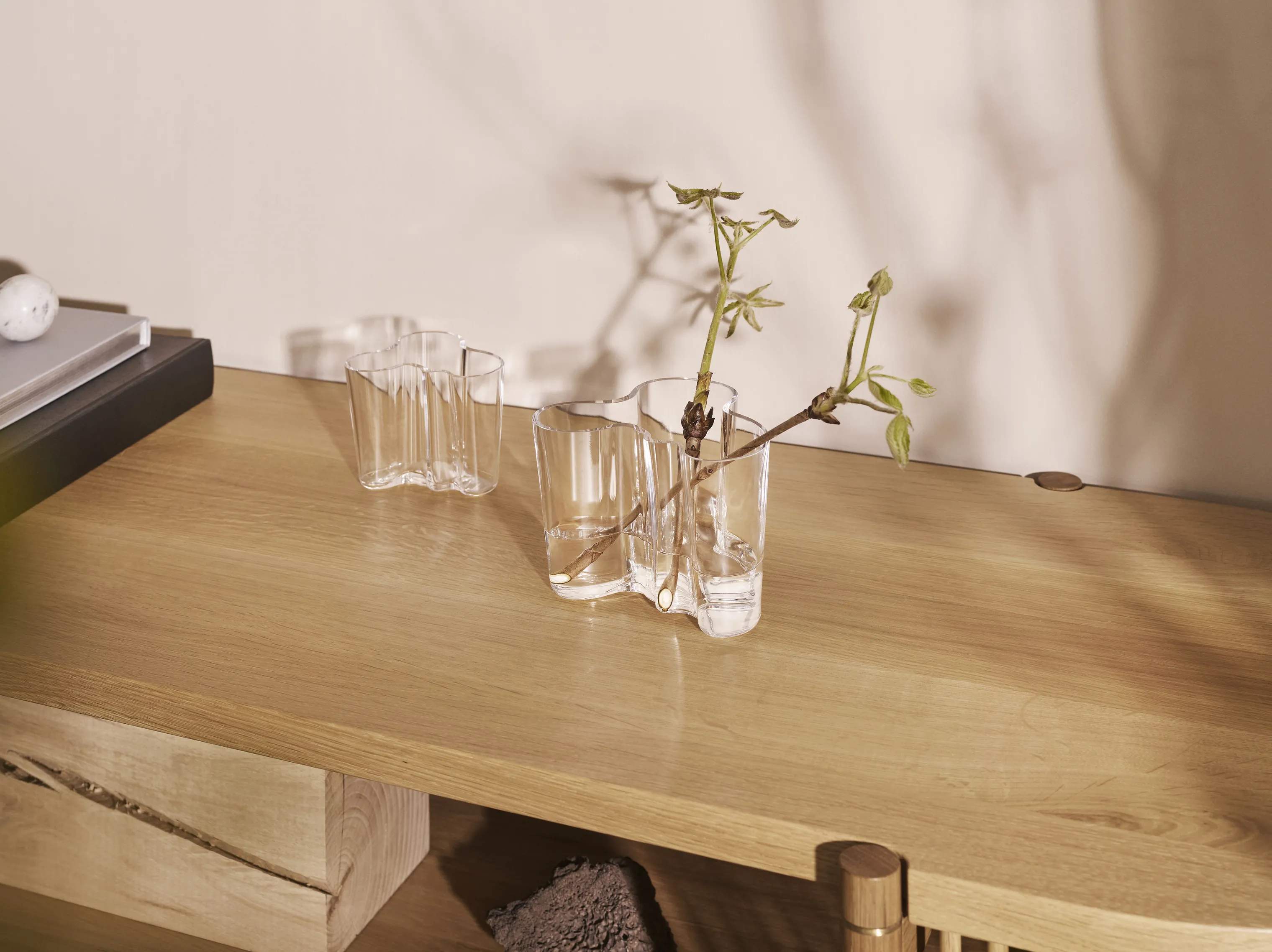 Iittala Vaser Alvar Aalto Vase i Klar, 9,5 cm, 2