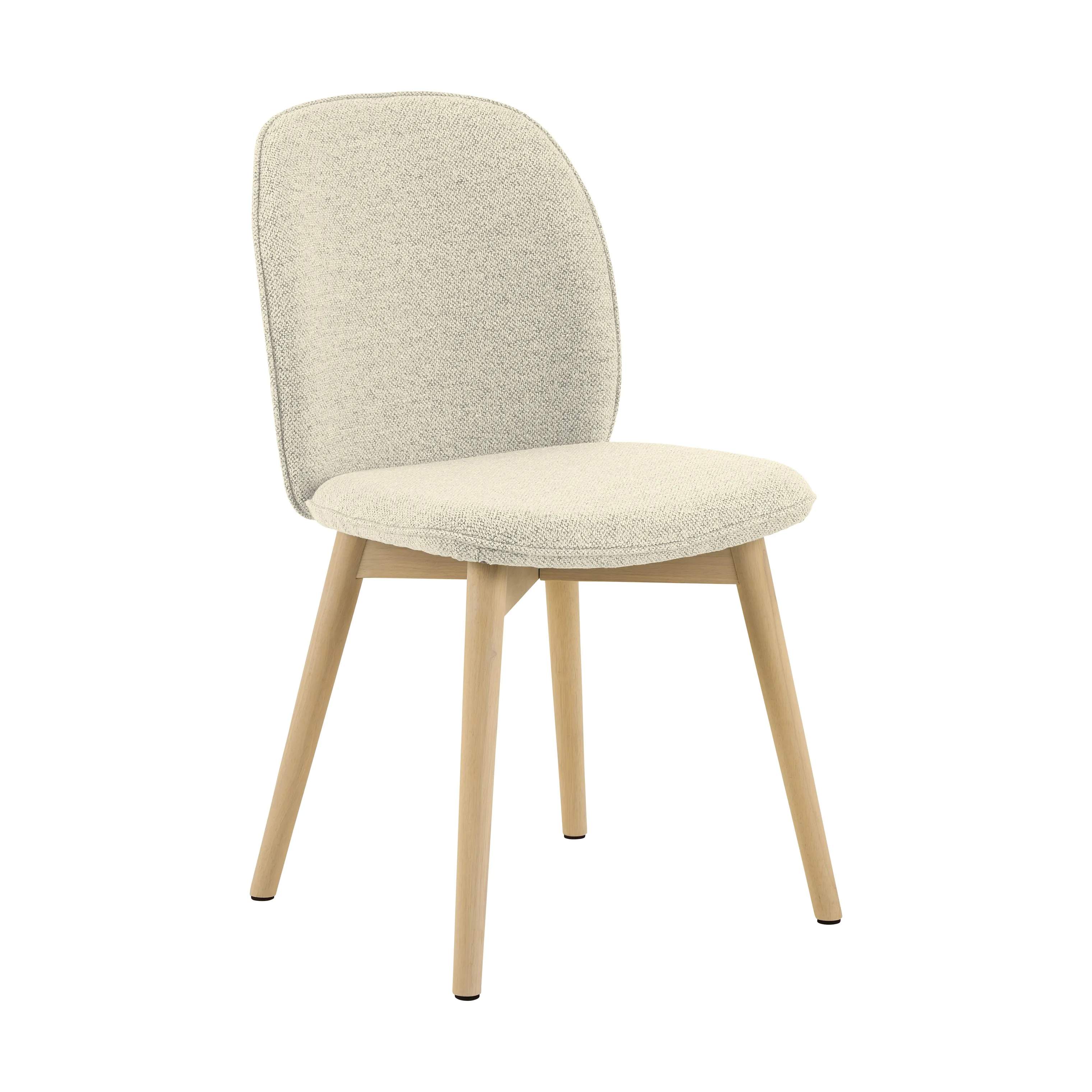 CASA Living Spisebordsstole Cindy Spisebordsstol - 2 stk i Creme/hvidpigmenteret, 3