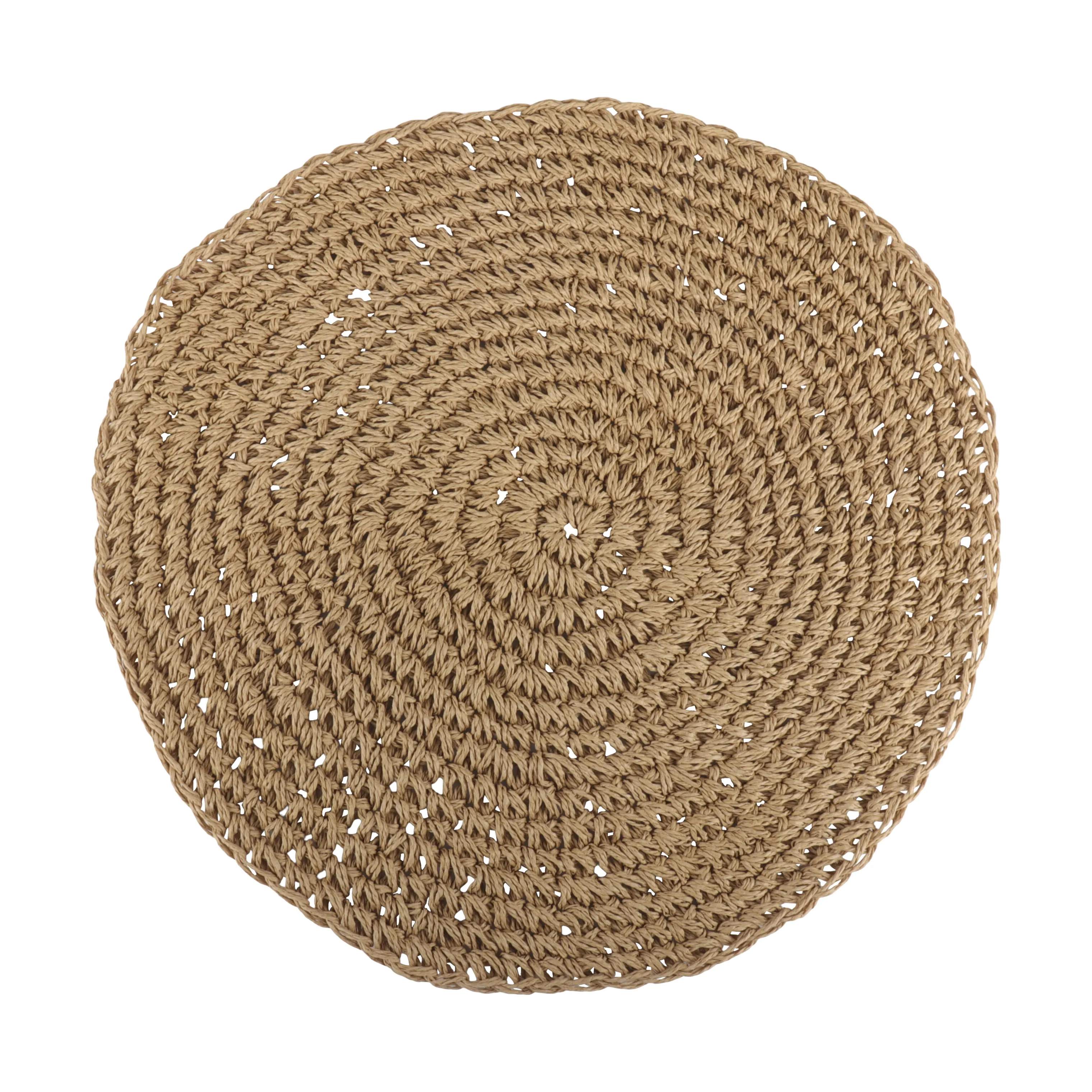 CASA Living Dækkeservietter Hæklet Dækkeserviet i Natur, 1