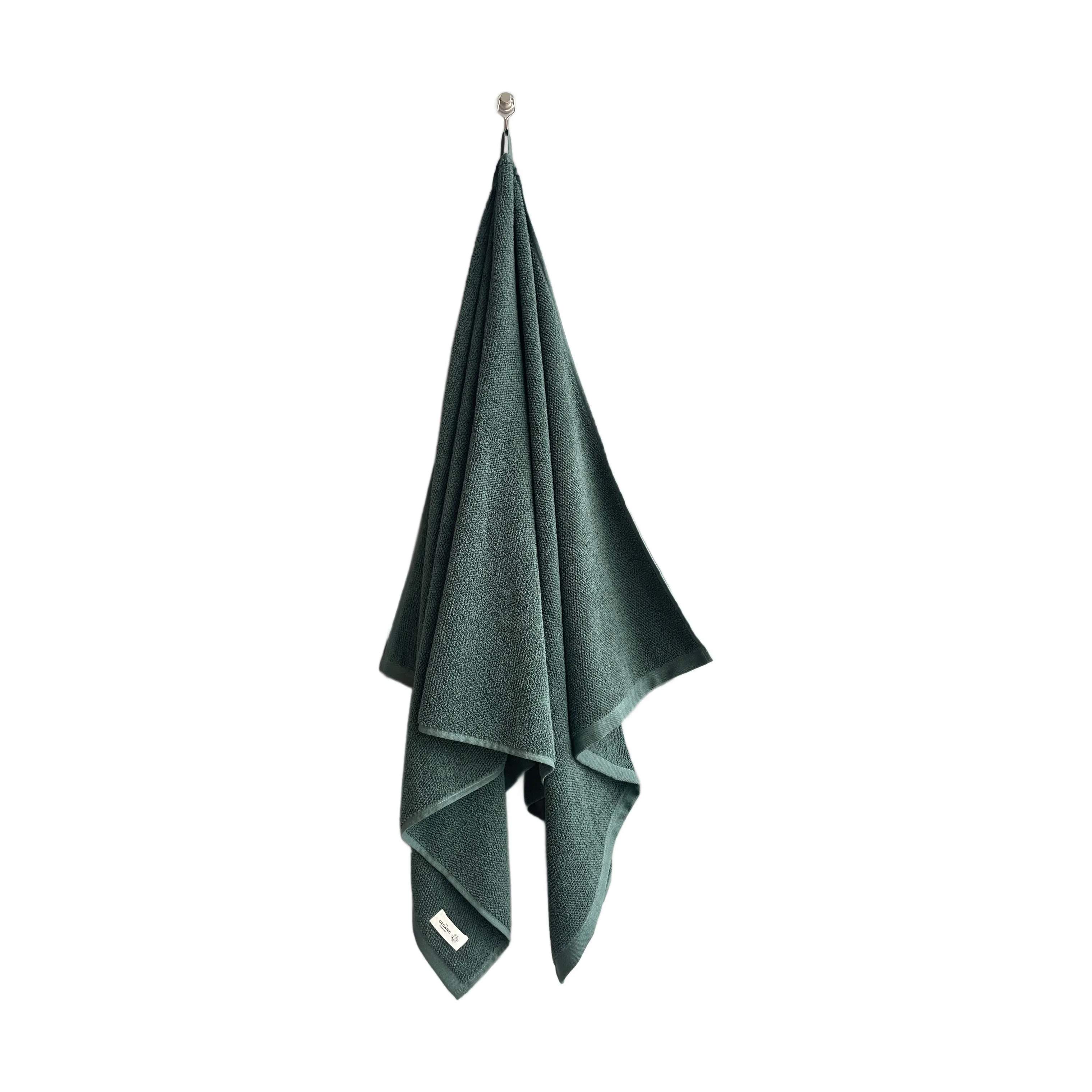 The Organic Company Håndklæder MILD Badehåndklæde i Grøn, 140 cm, 3