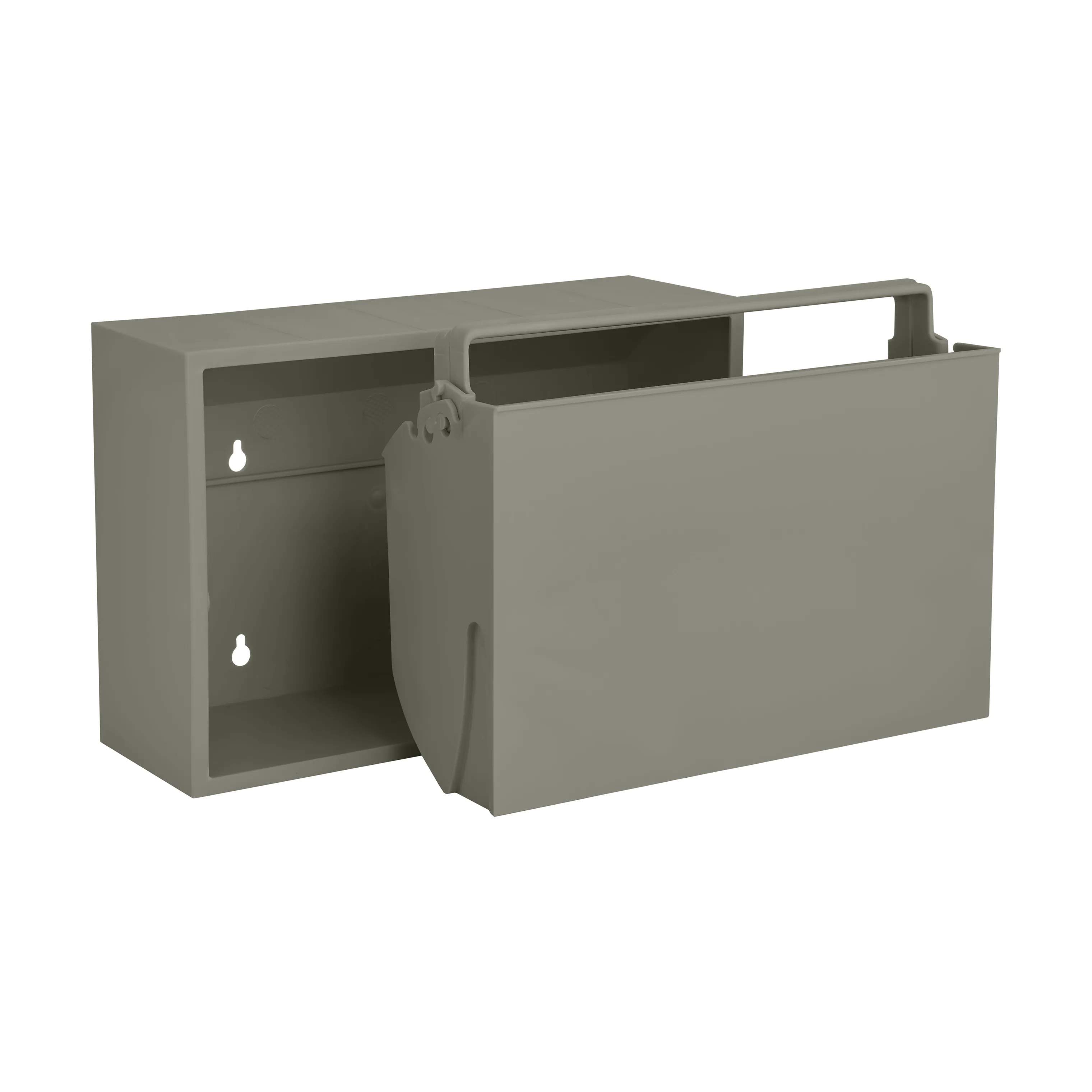ReCollector Toiletspande Væghængt Toiletspand i Oak Green, 4