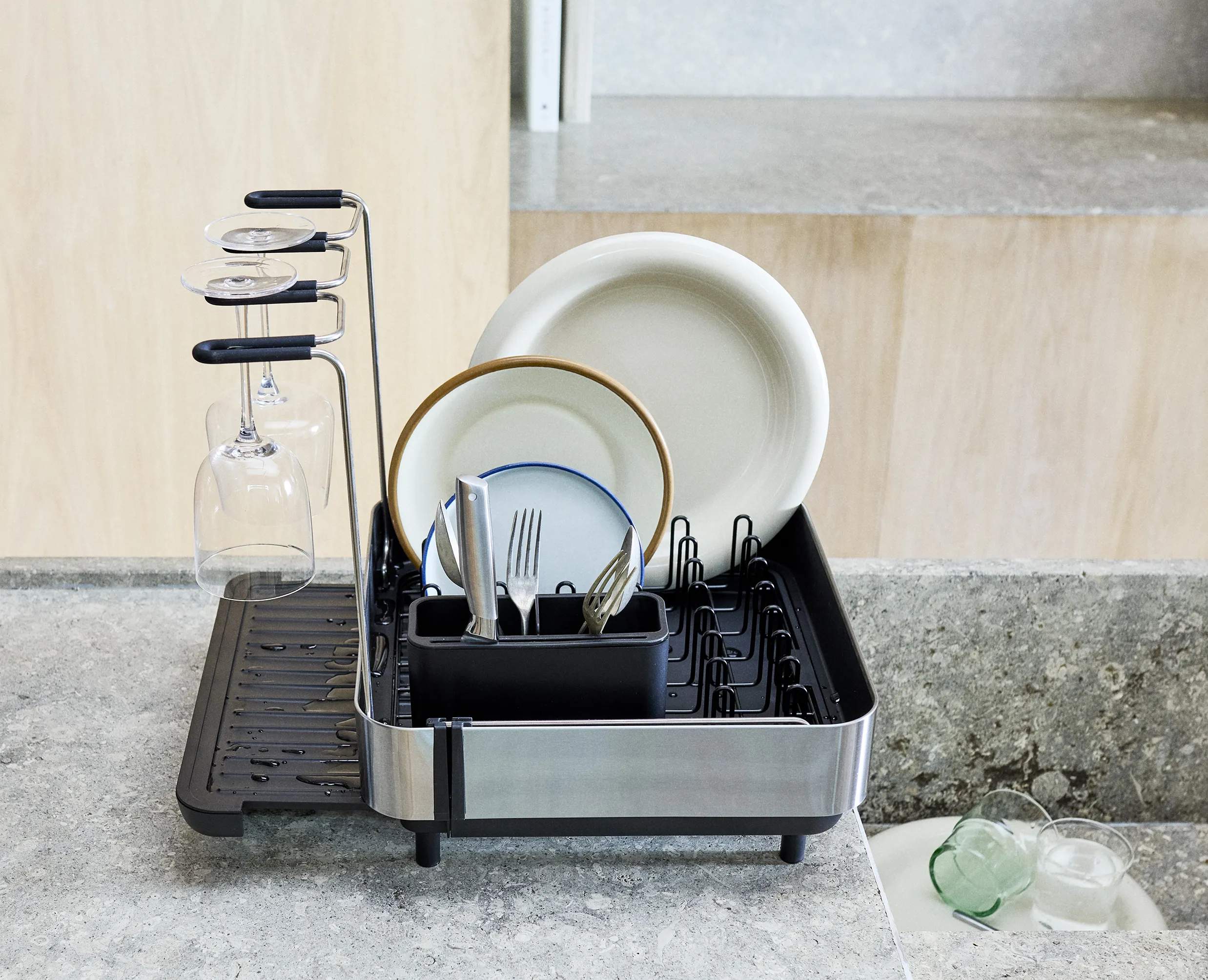 Joseph Joseph Opvaskestativer Extend Steel Plus Extend Steel+ Opvaskestativ i Black, 21