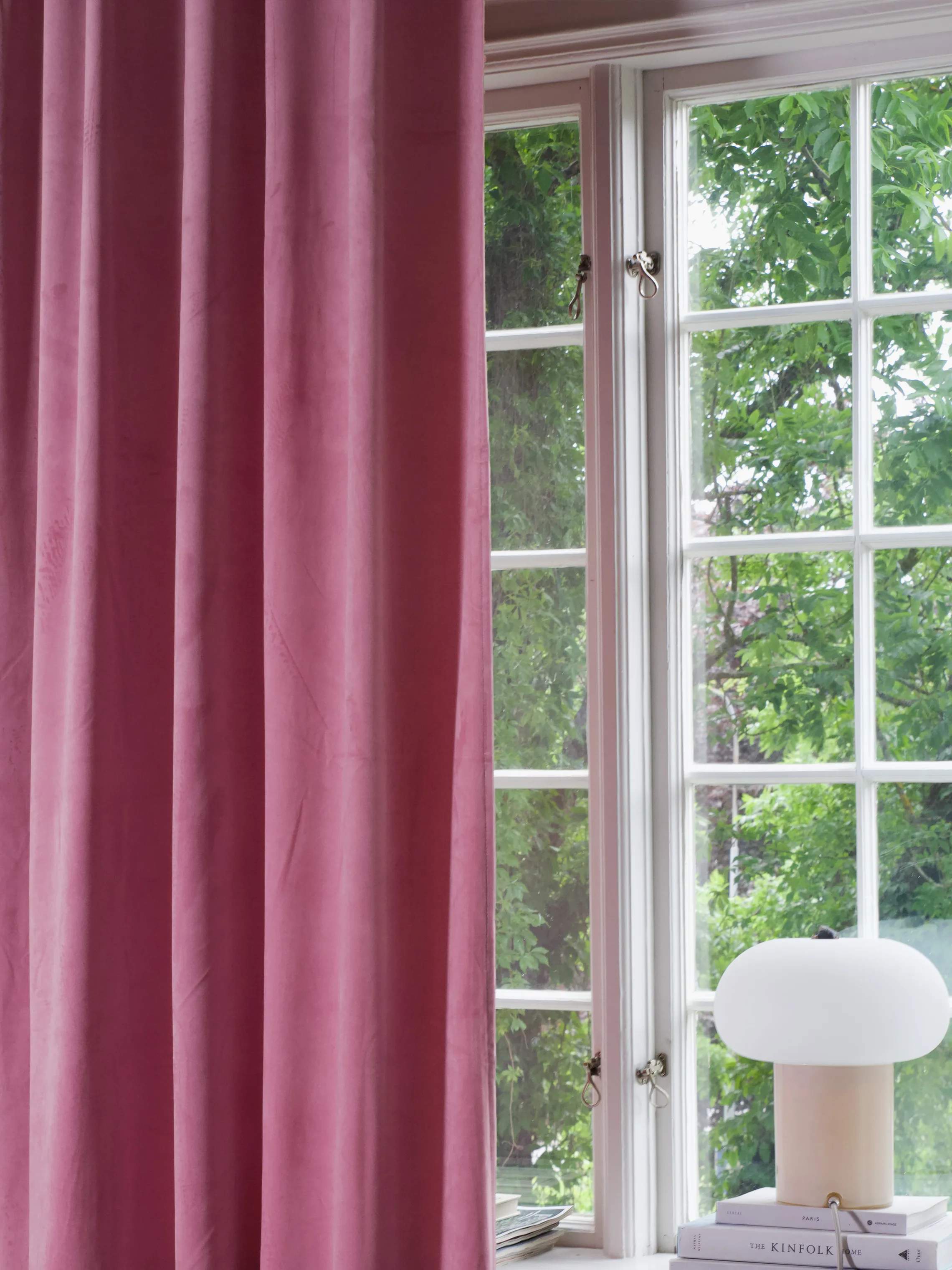 Svanefors Gardiner og gardinstænger Estelle Estrelle Gardin - 2 stk. i Rosa, H280 x B135 cm, 2
