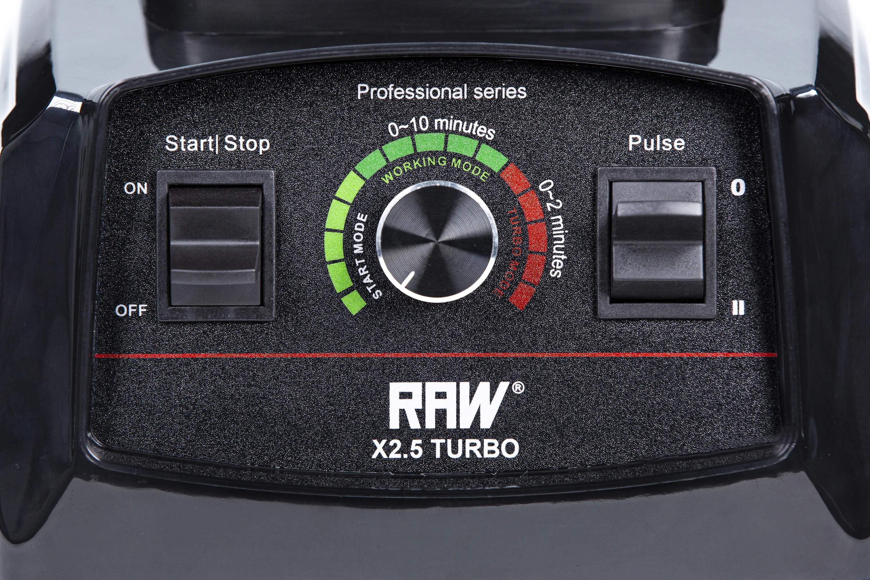 RAW Blendere X2,5 Turbo Blender i Sort, 2