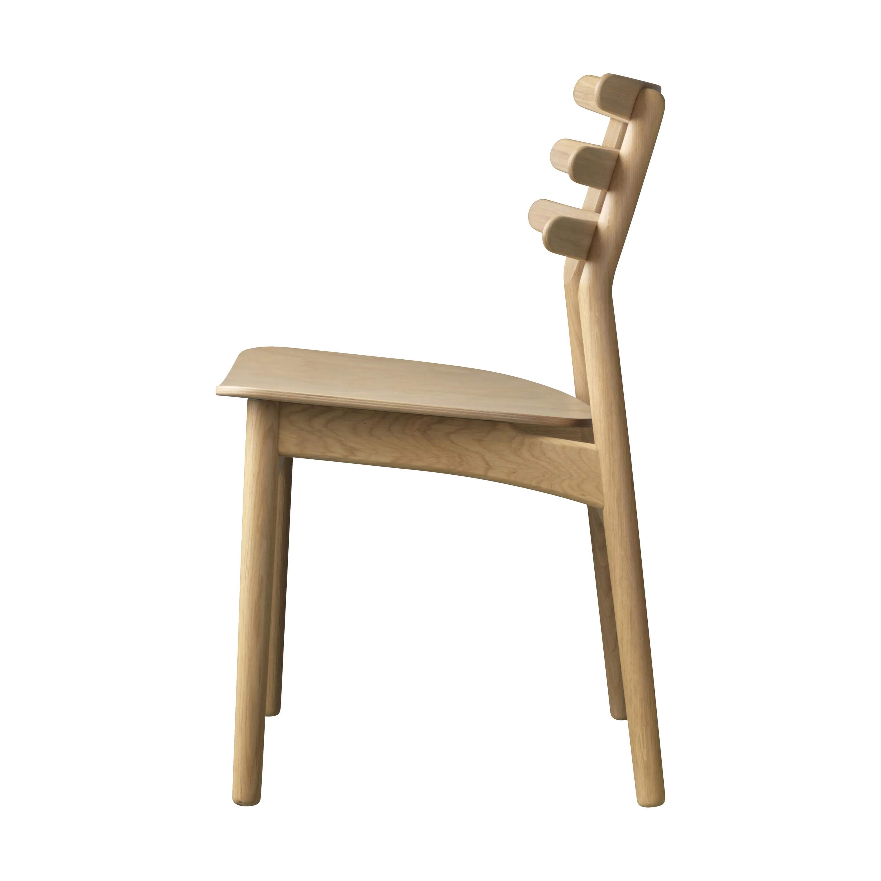 FDB Møbler Spisebordsstole J48 Spisebordstol i Natur, 78,5 cm, 3