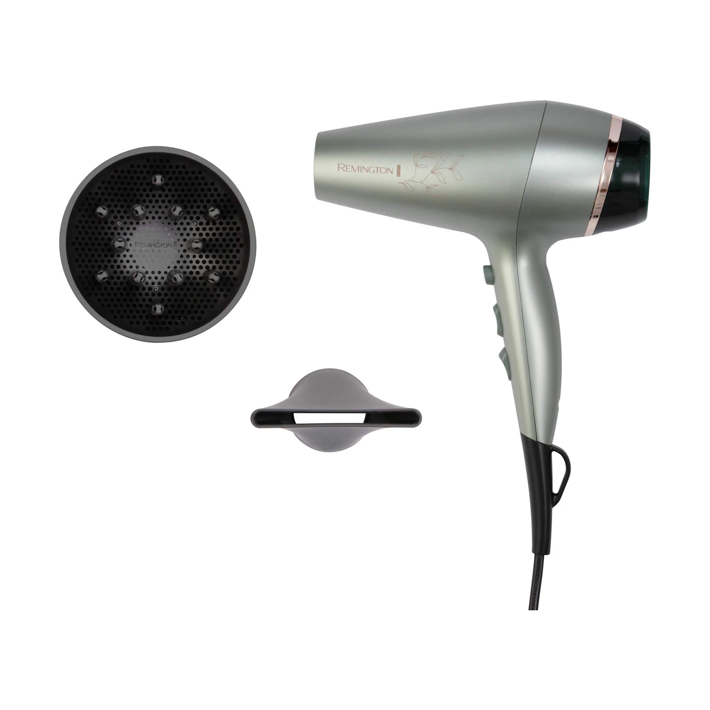 Remington Hårtørrere Botanicals Hårtørrer i grøn, 3