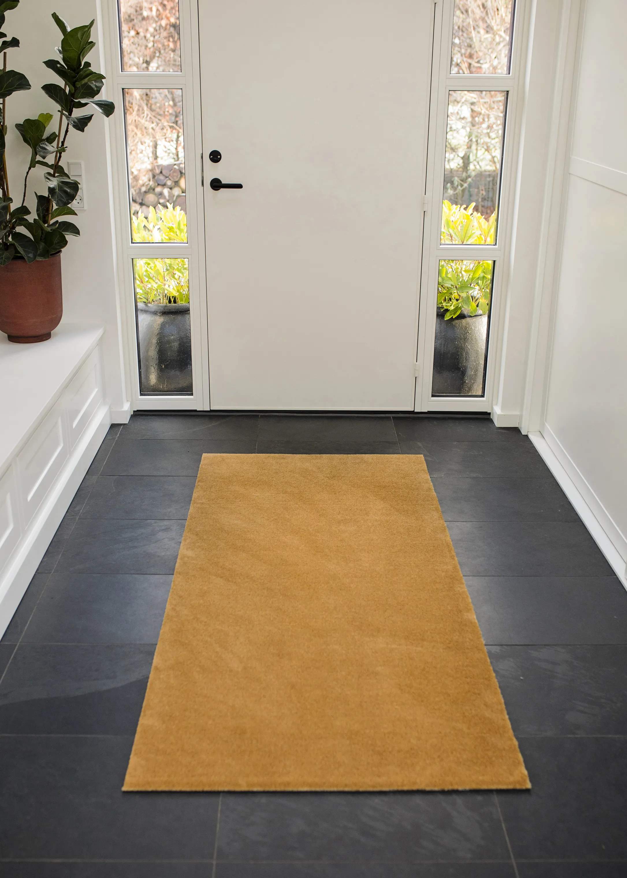 Tica Copenhagen Gulvtæpper Uni Color Gulvtæppe i Dijon, B90 x L200 cm, 4