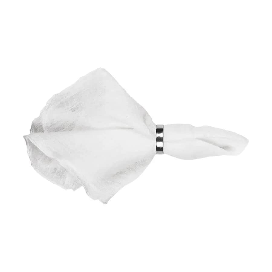 Broste Copenhagen Stofservietter Gracie Stofserviet i Pure white, 1