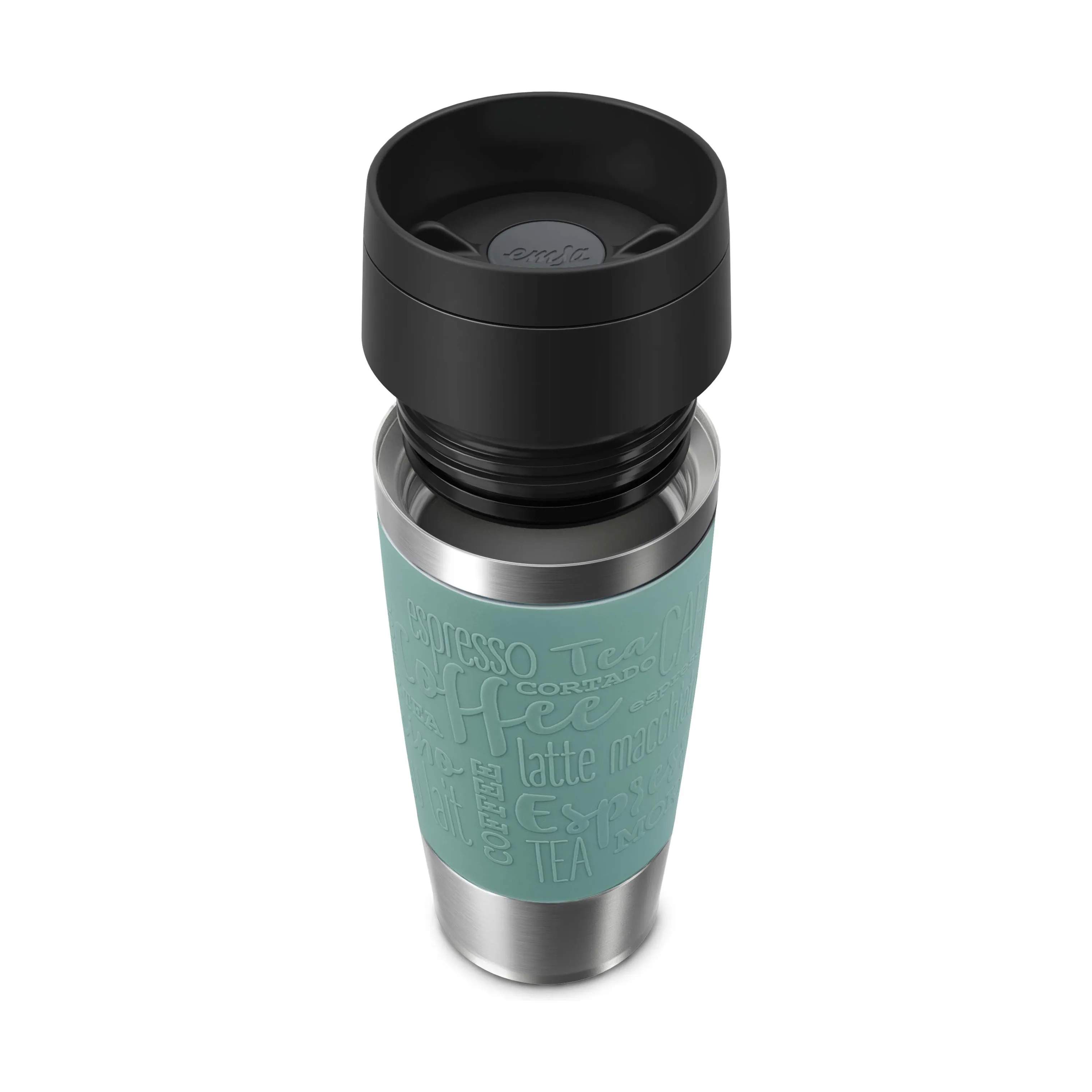 Emsa To go kopper To Go To-Go Classic Rejsekrus i Powder Green, 0.36 L, 6