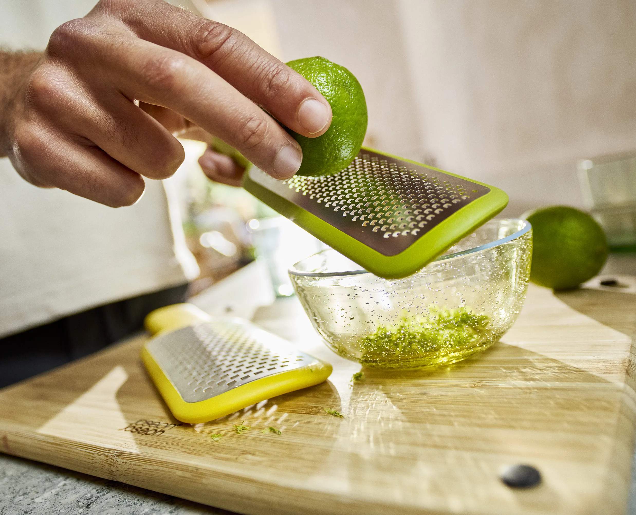 Joseph Joseph Rivejern Nest Grate & Zest Rivejernsæt - 2 dele i Green/Yellow, 9