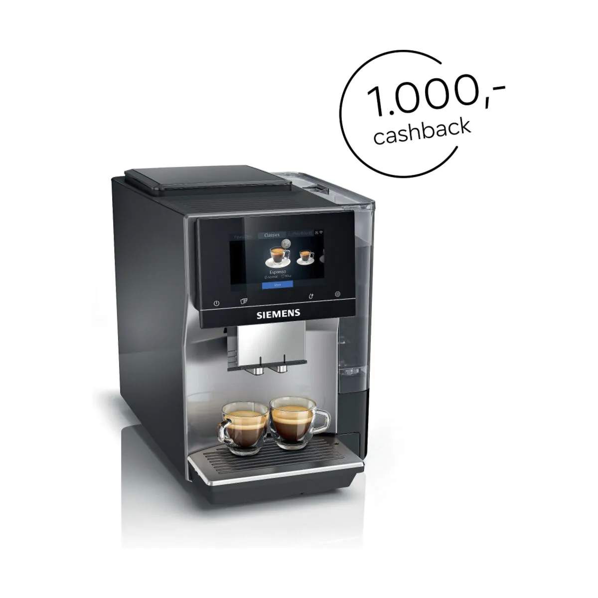 EQ700 Espressomaskine TP715R01, sort, large