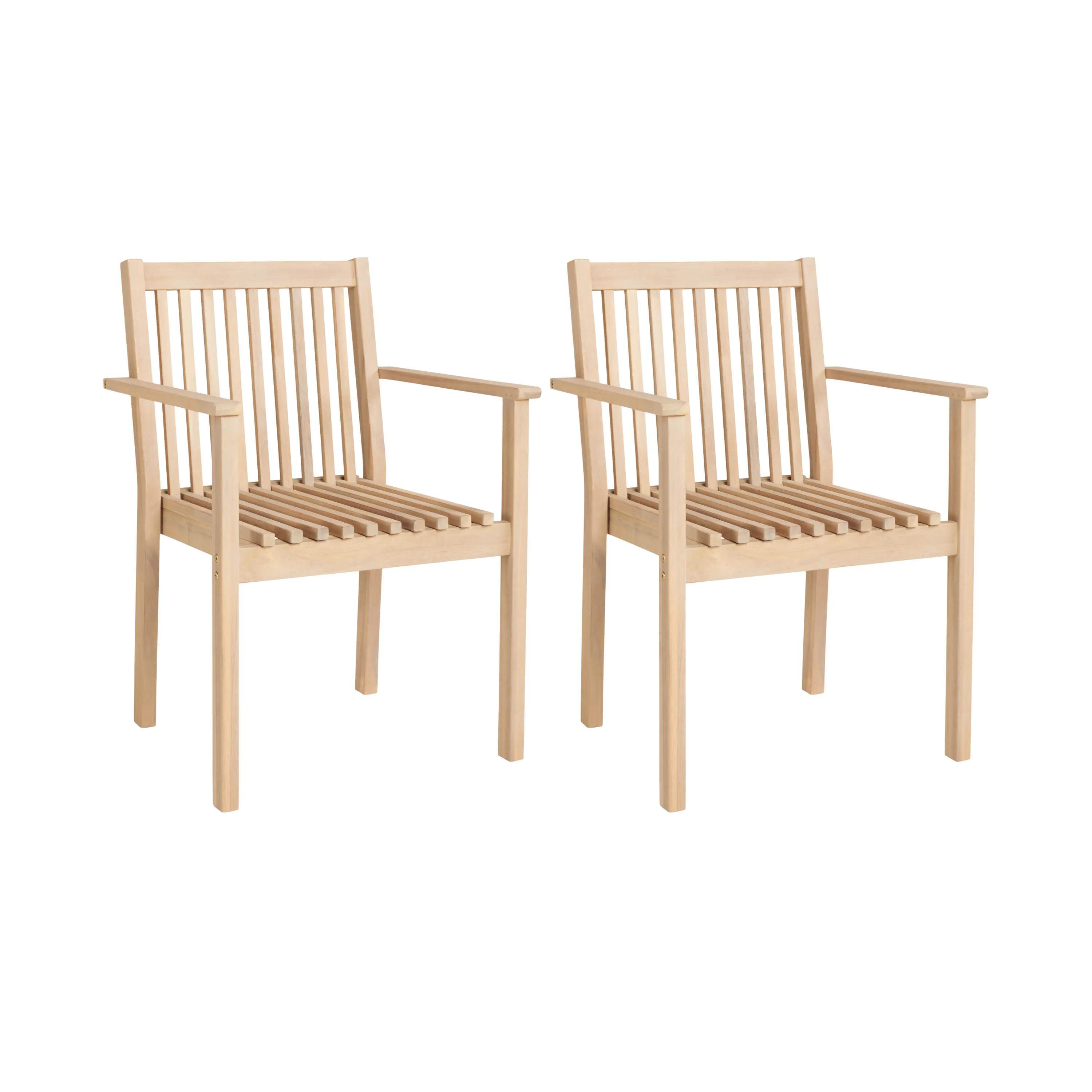 SKAGEN living Havespisestole Gilleleje Havestol - 2 stk. i Natur, 1