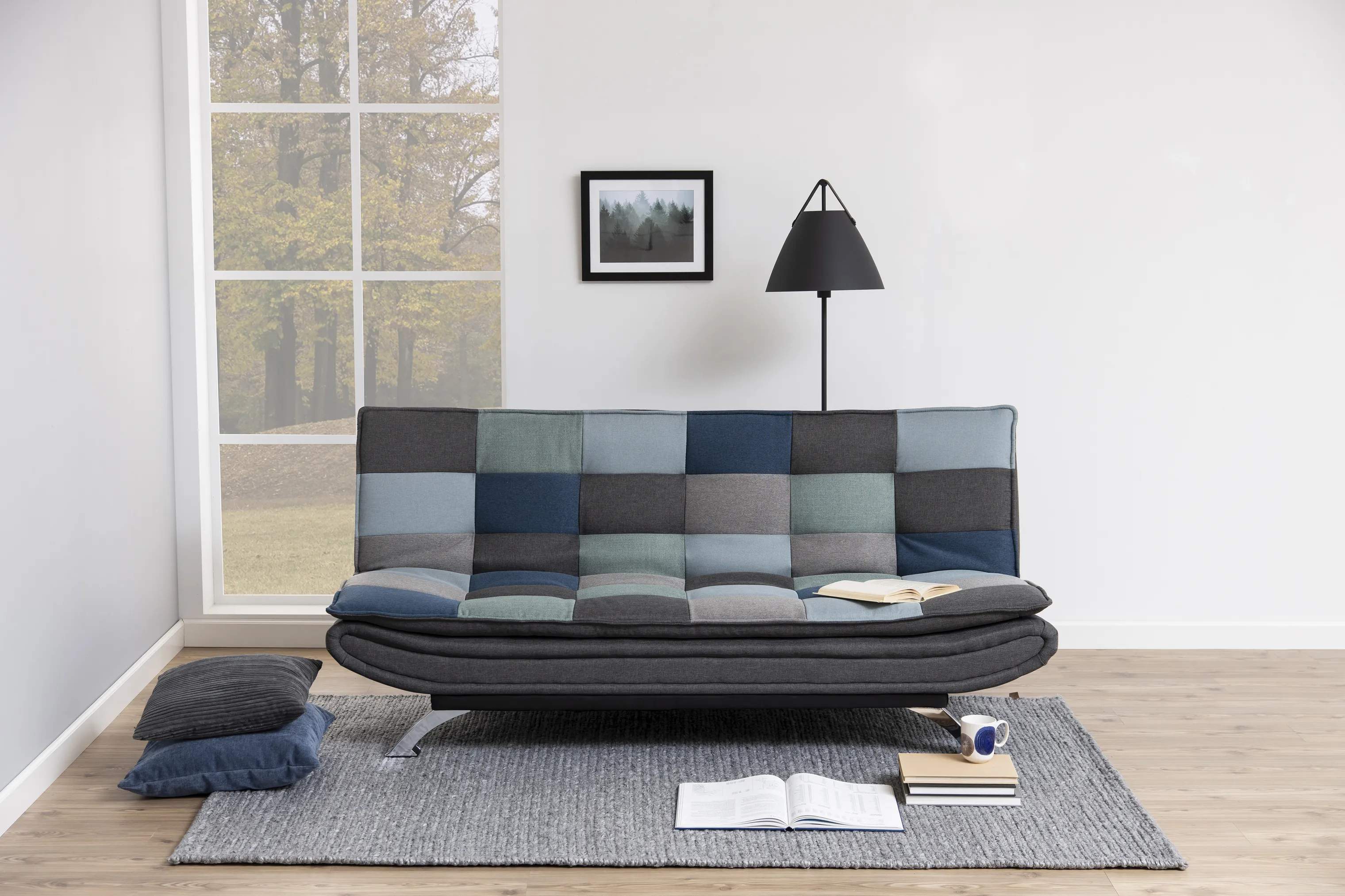 CASA Living Daybeds Faith Sovesofa i Grå/blå/grøn, 3