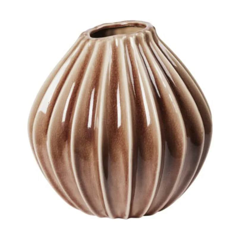 Broste Copenhagen Vaser Wide Vase i Fawn, H30 x Ø30 cm, 1