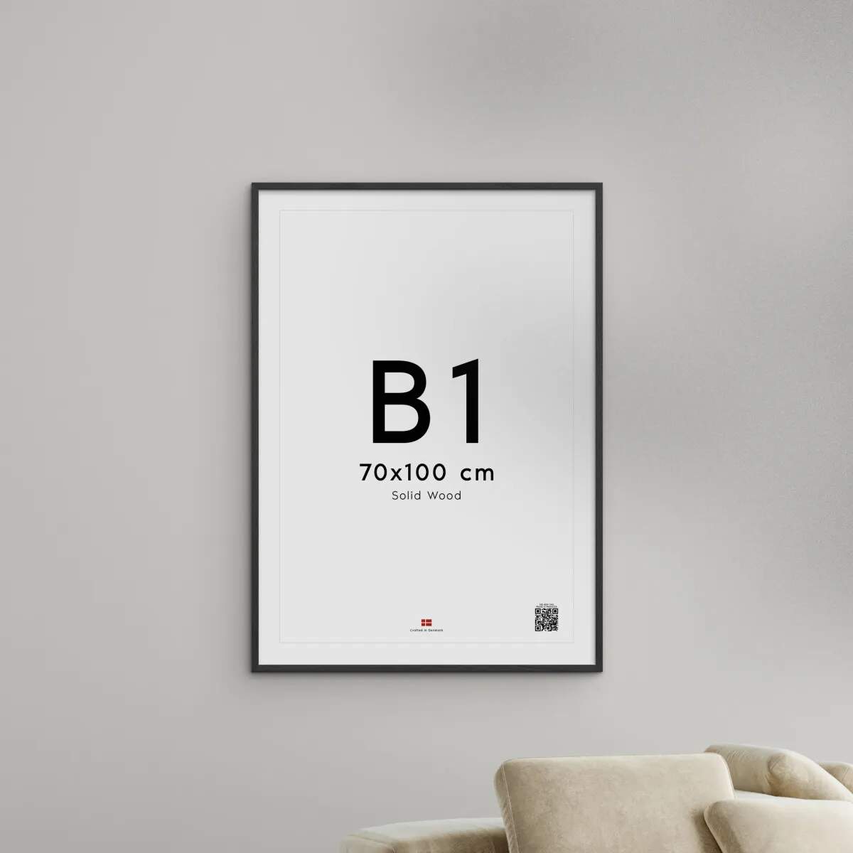 Poster&Frame Billedrammer Billedramme i Sort, B100 x L70 cm, 5